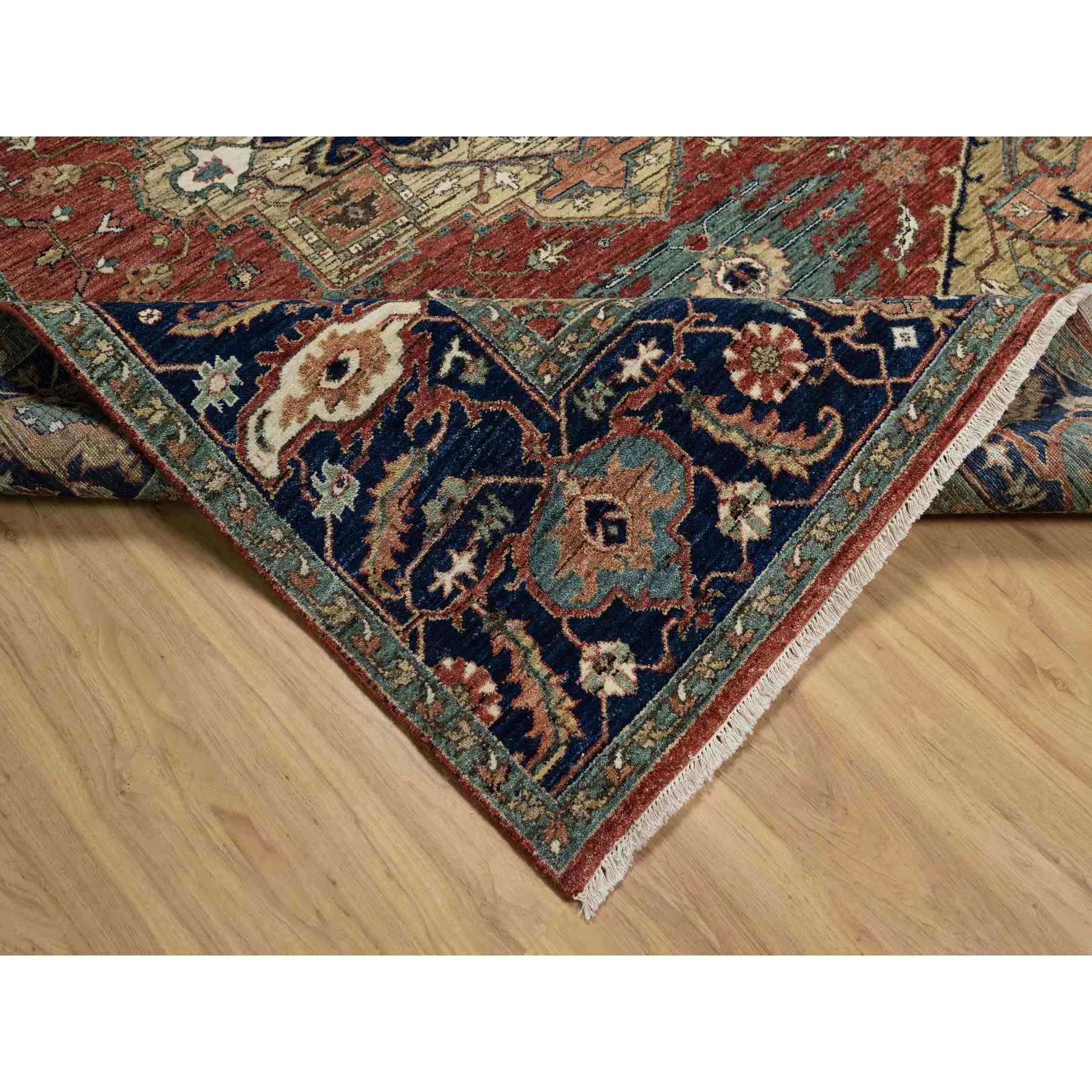 Heriz-Hand-Knotted-Rug-456085