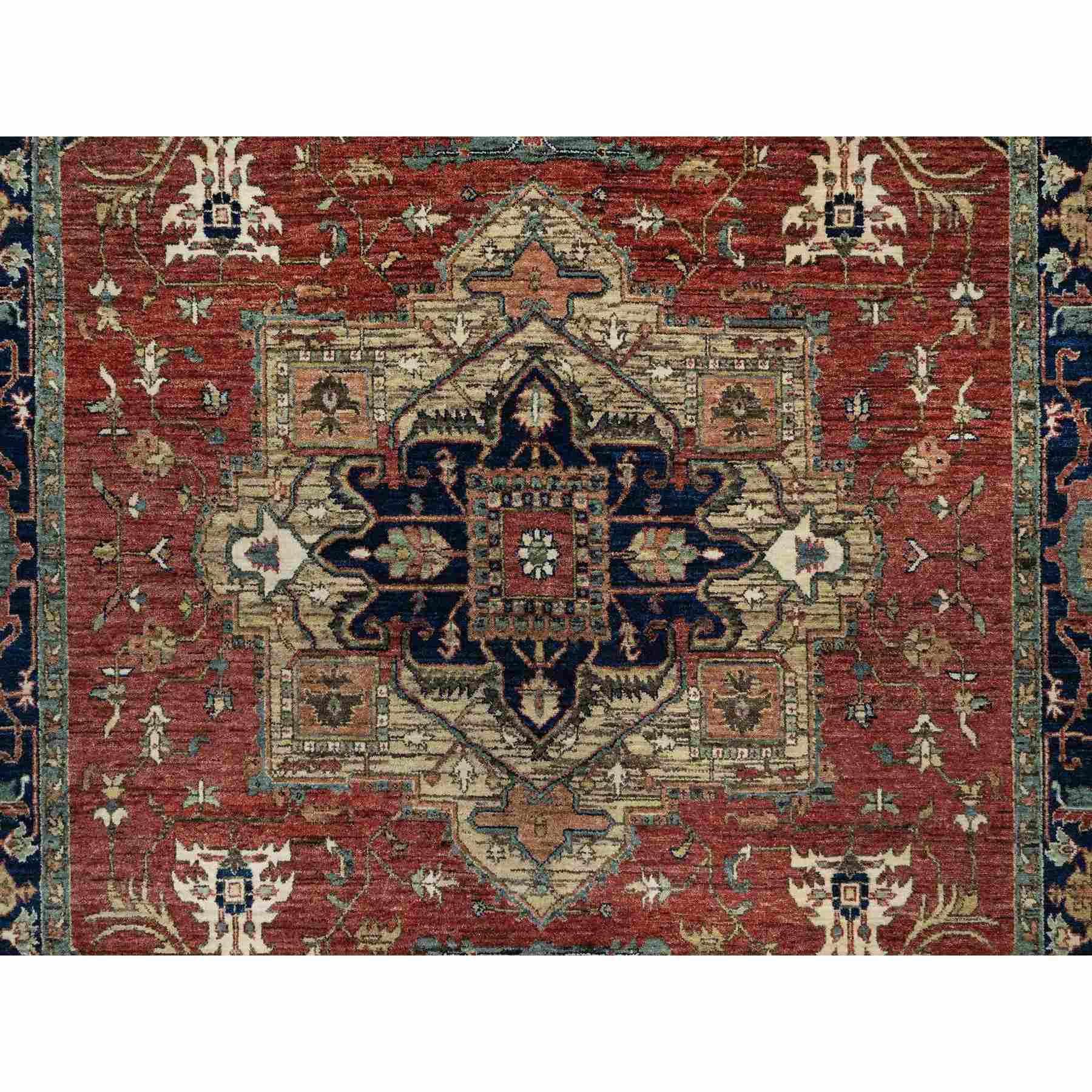 Heriz-Hand-Knotted-Rug-456085