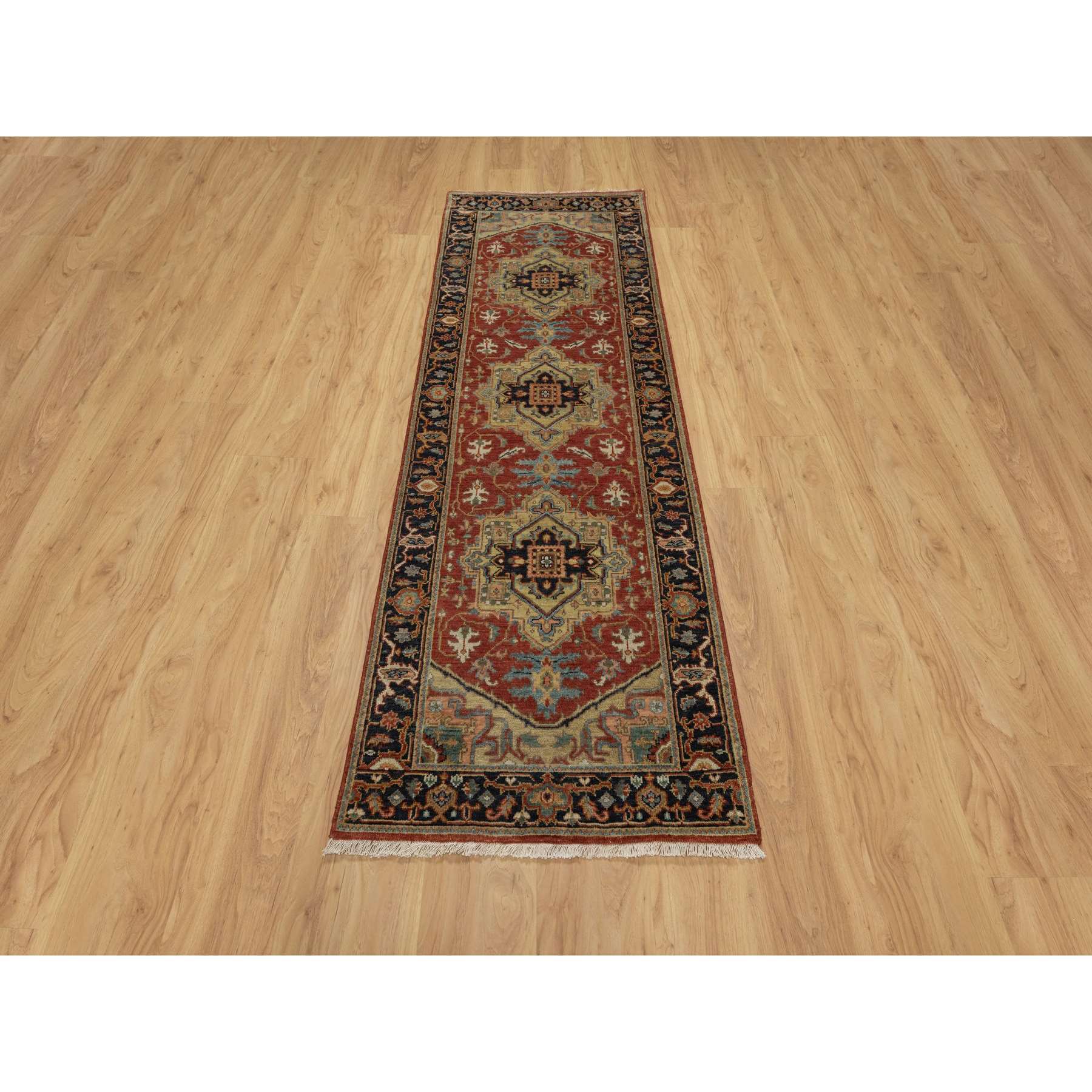 Heriz-Hand-Knotted-Rug-456125