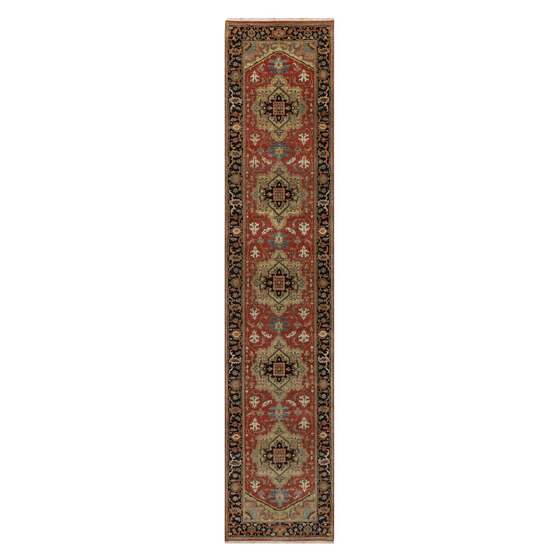 Heriz-Hand-Knotted-Rug-456130