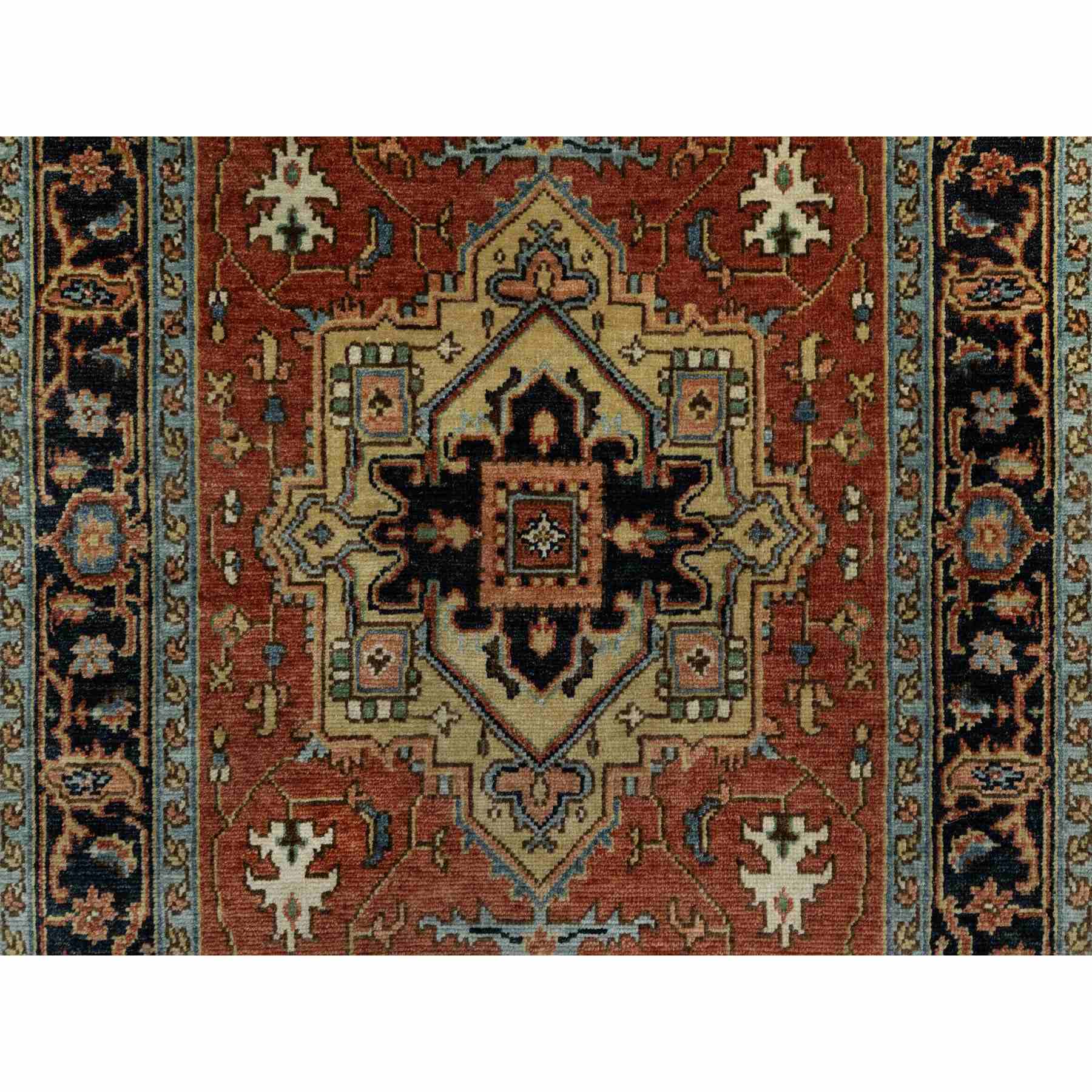 Heriz-Hand-Knotted-Rug-456150