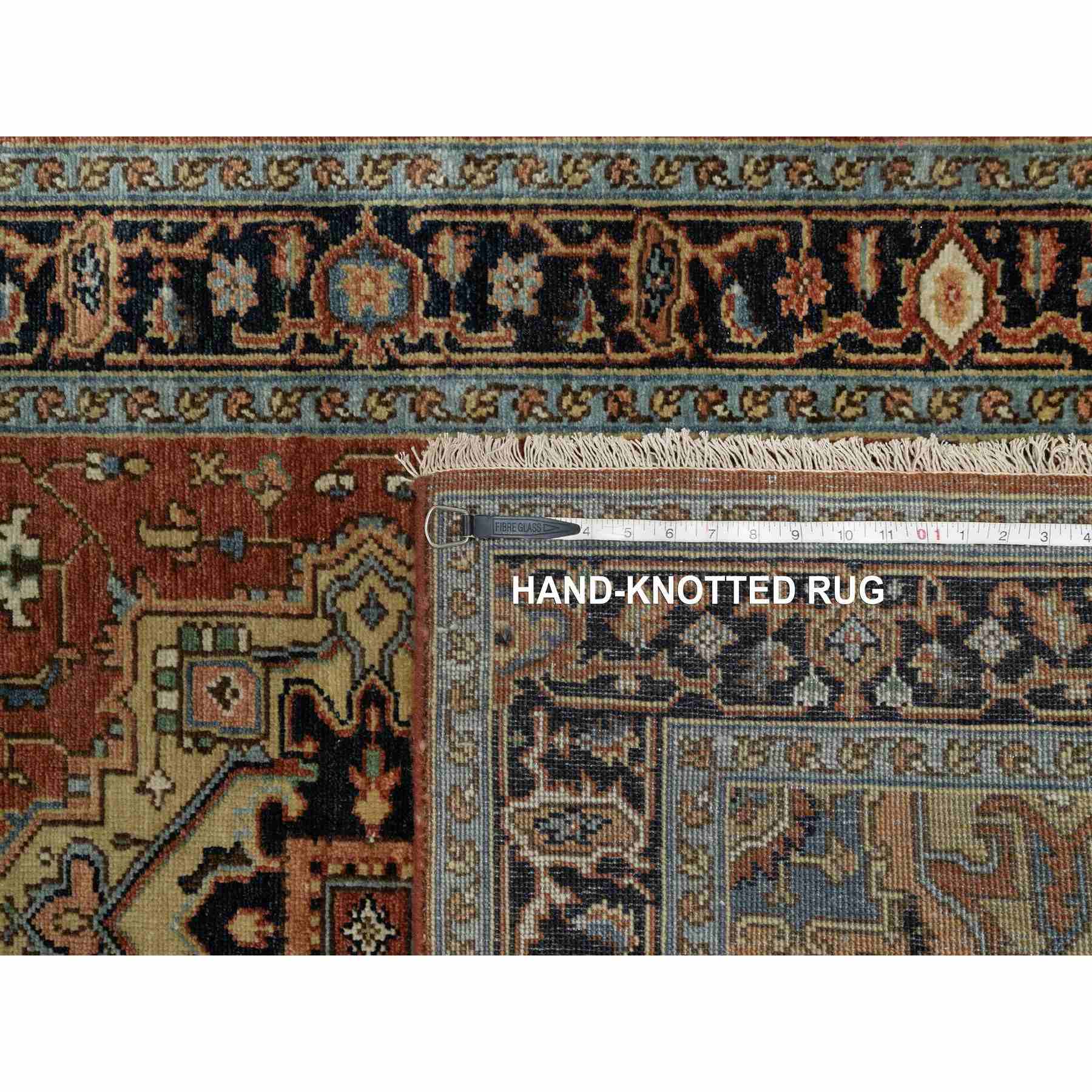 Heriz-Hand-Knotted-Rug-456150