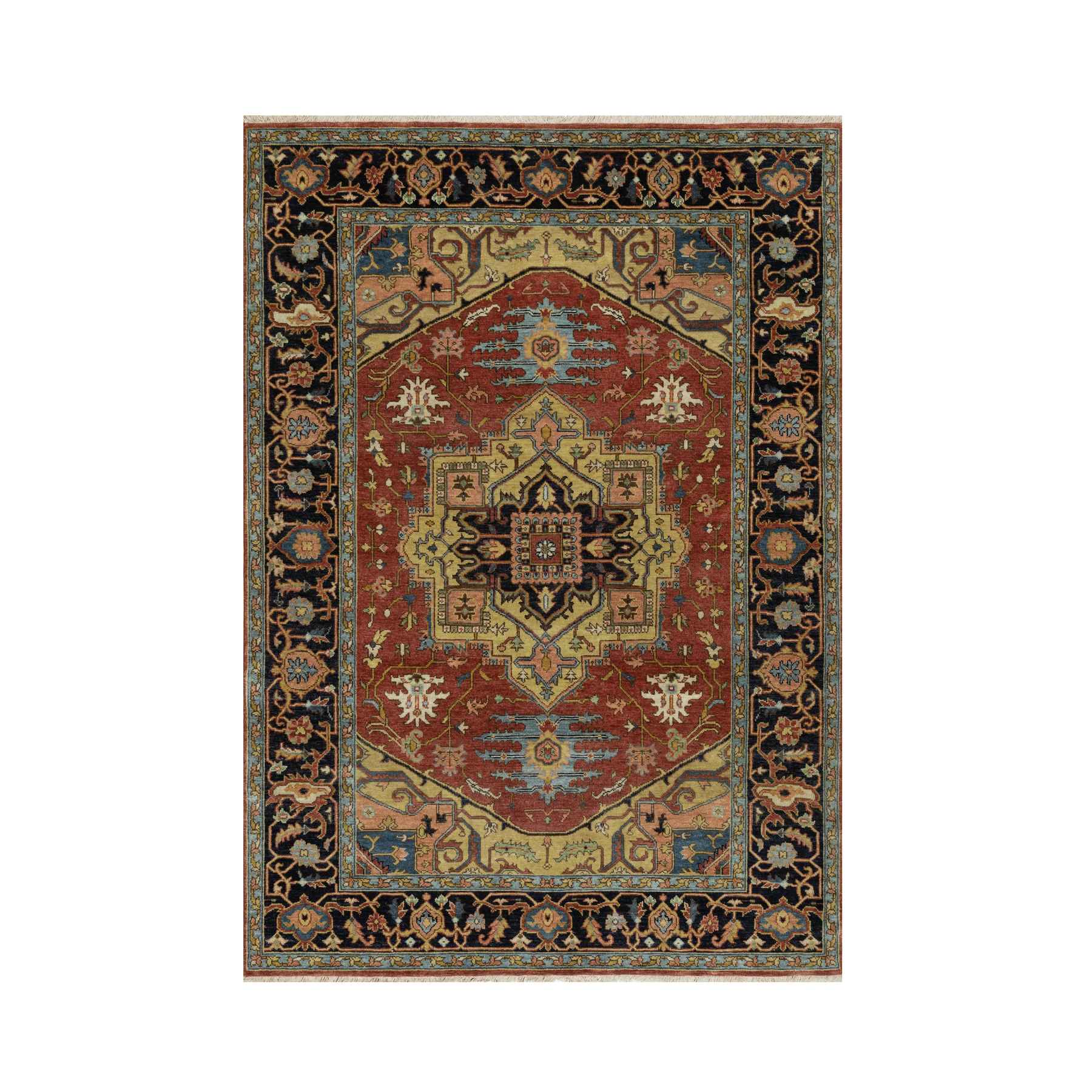 Heriz-Hand-Knotted-Rug-456160