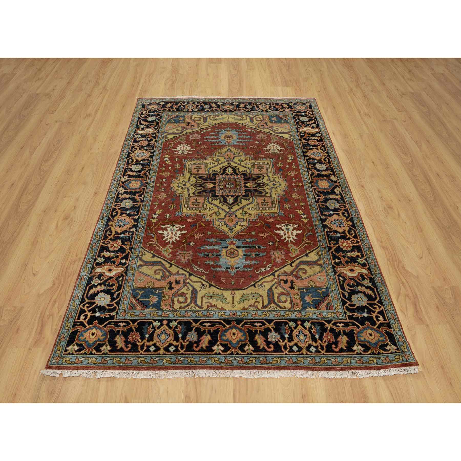 Heriz-Hand-Knotted-Rug-456160