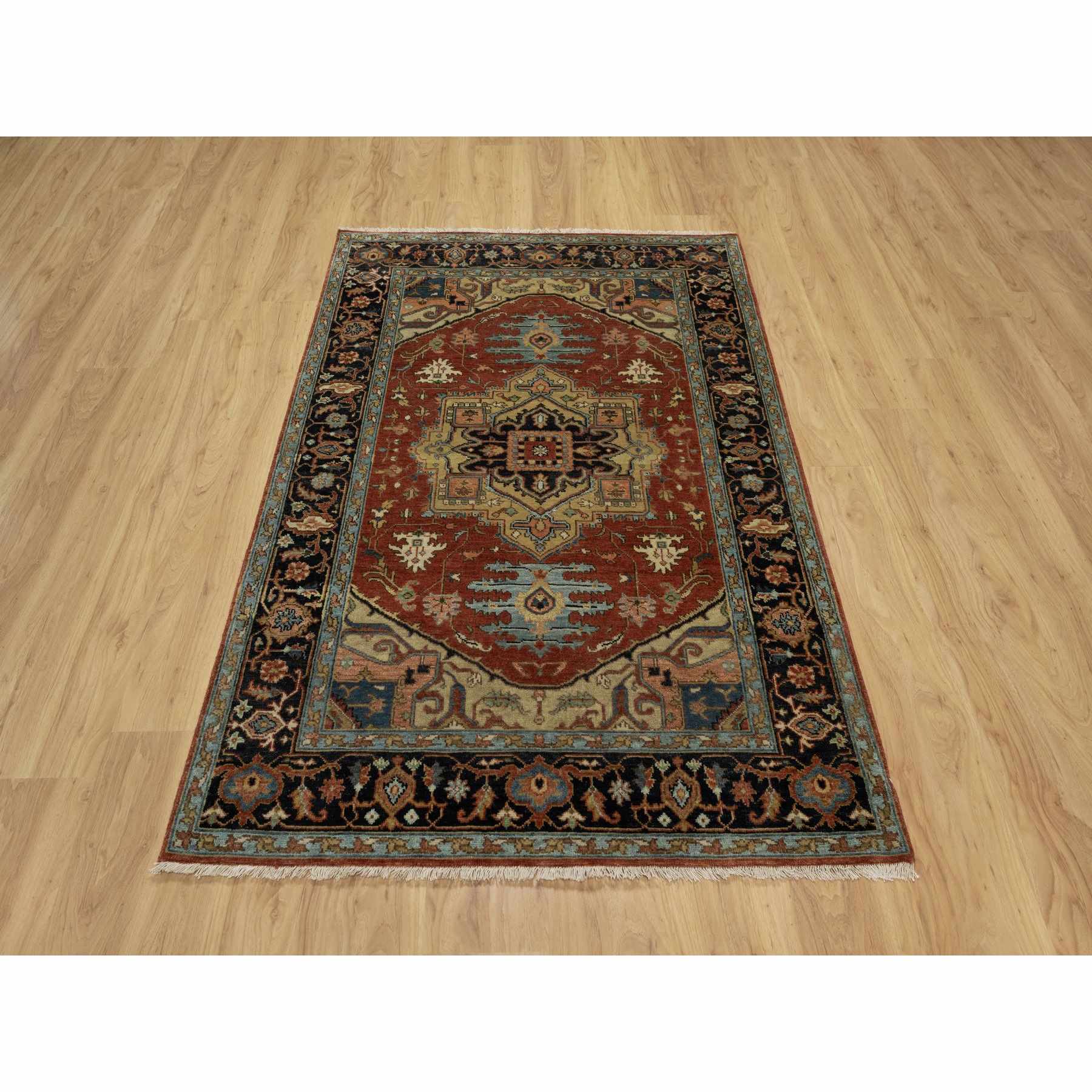 Heriz-Hand-Knotted-Rug-456165