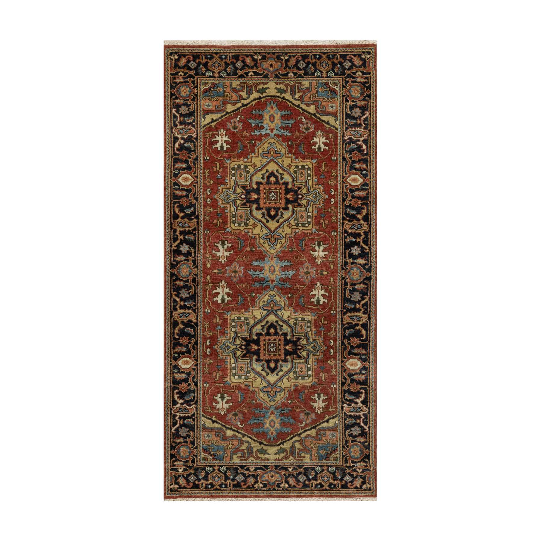 Heriz-Hand-Knotted-Rug-456170