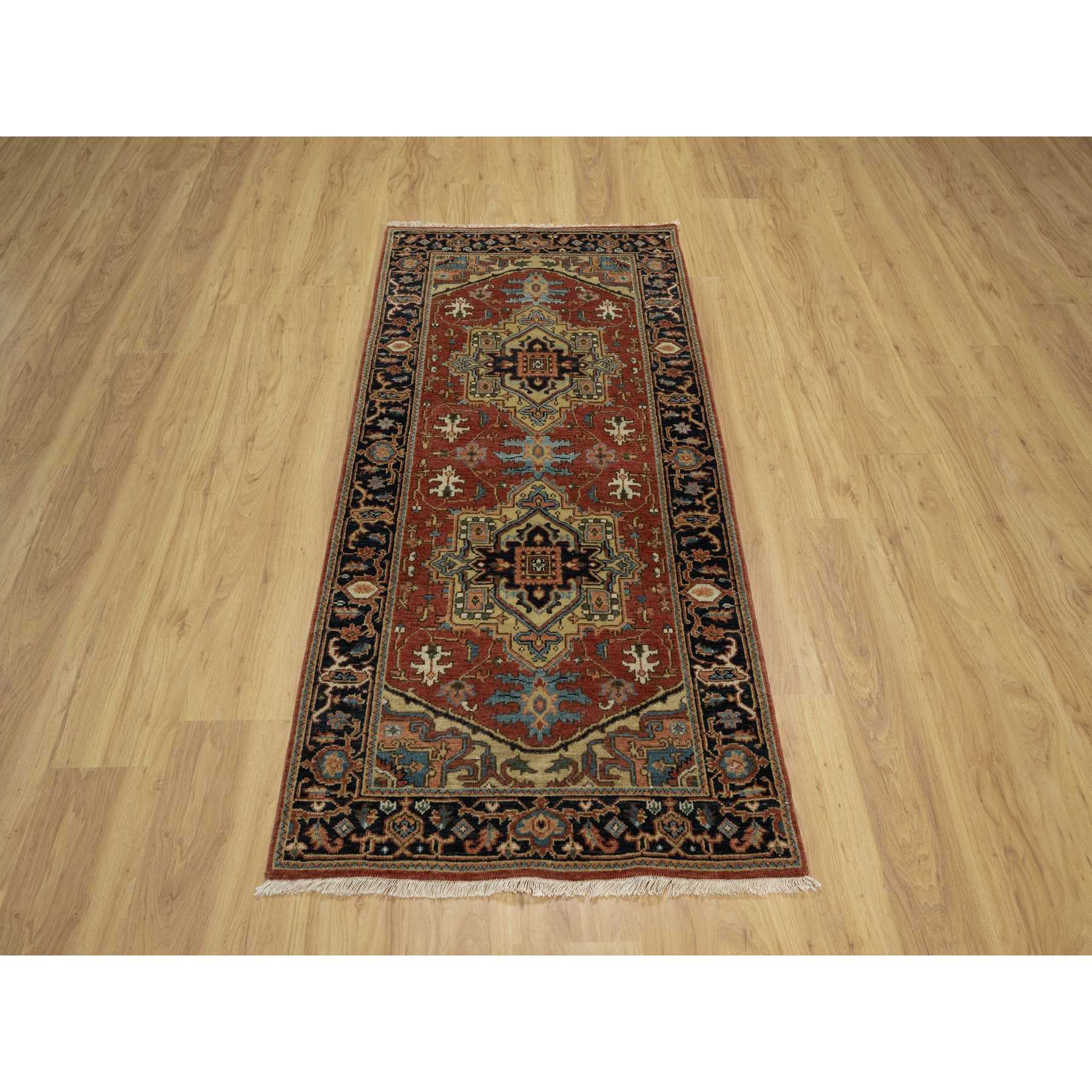 Heriz-Hand-Knotted-Rug-456170