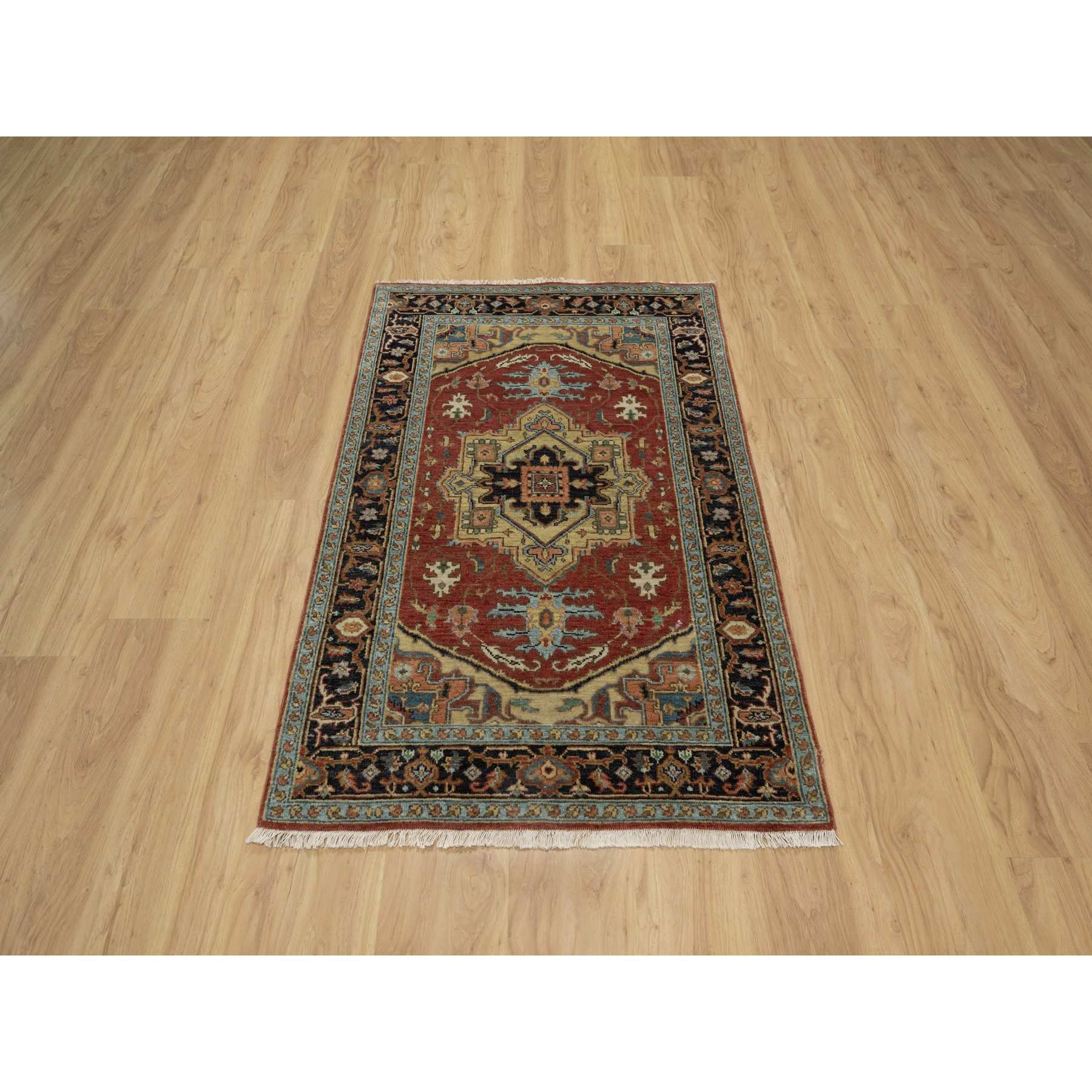 Heriz-Hand-Knotted-Rug-456175