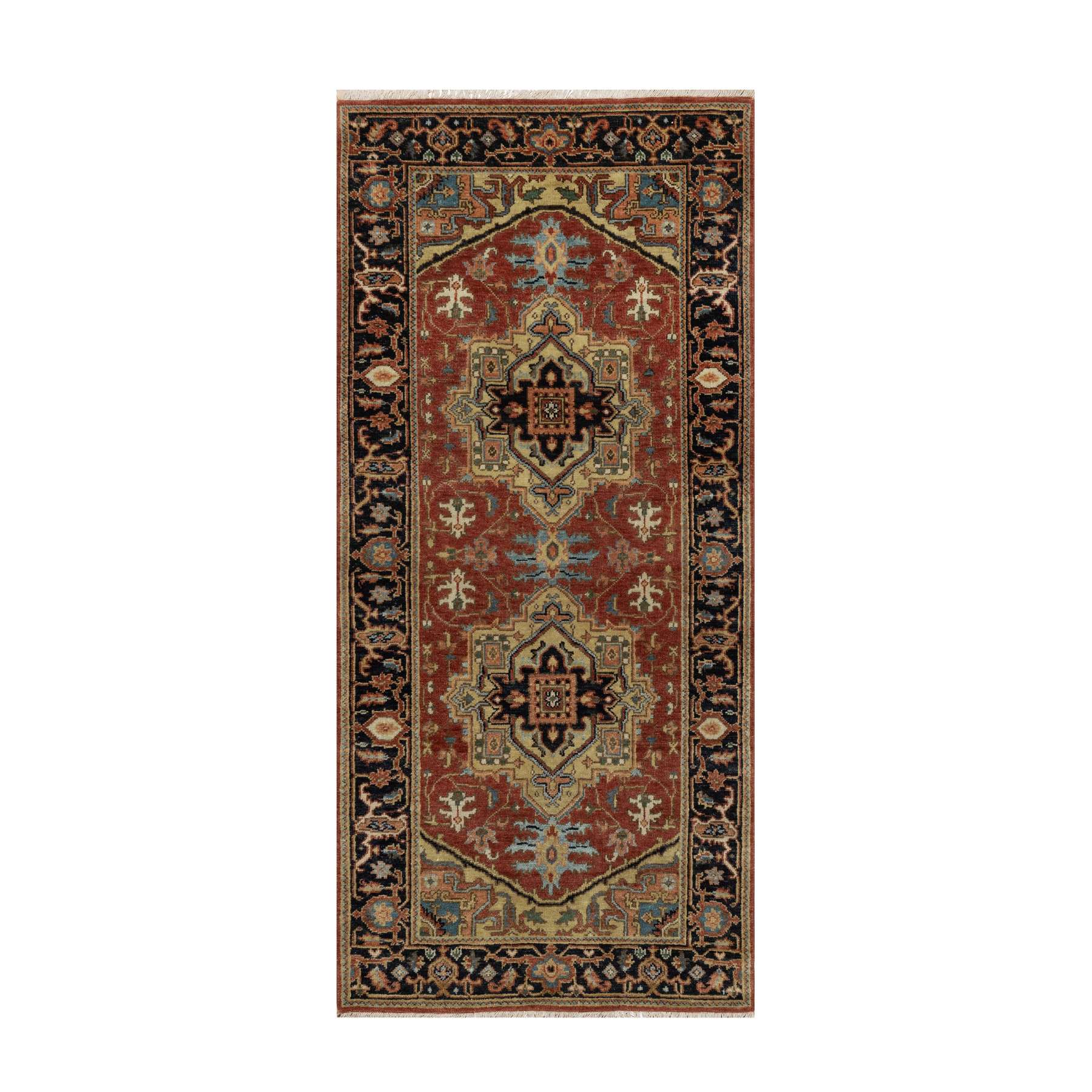 Heriz-Hand-Knotted-Rug-456180