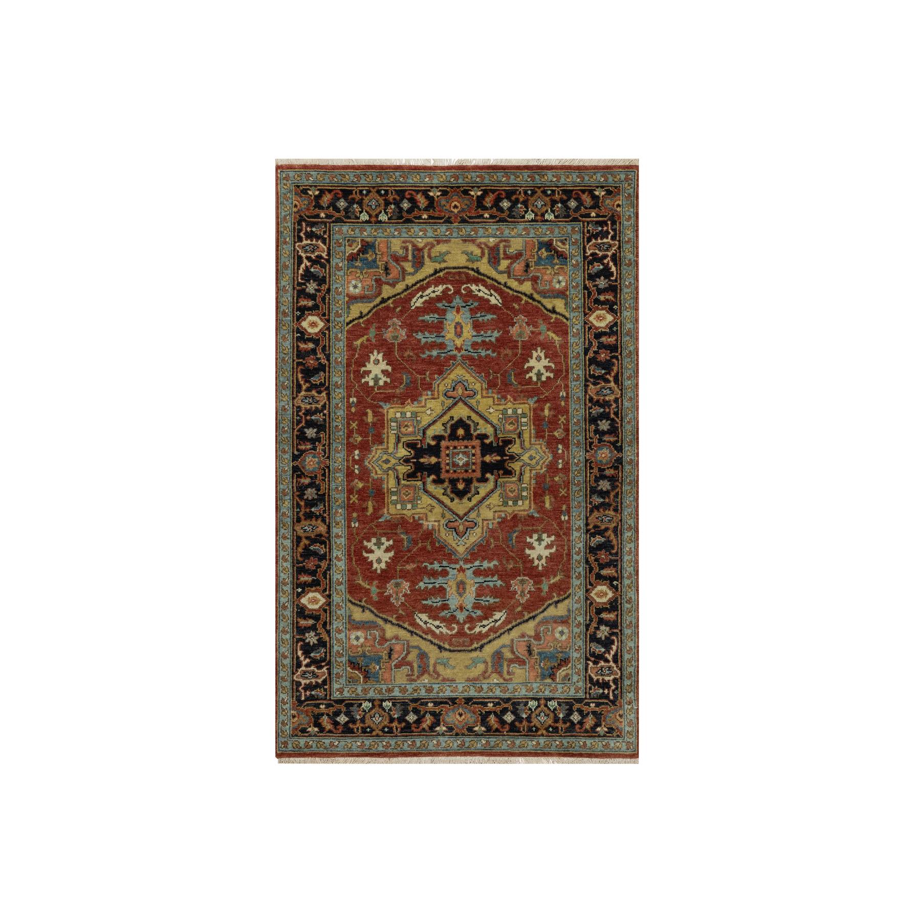 Heriz-Hand-Knotted-Rug-456185