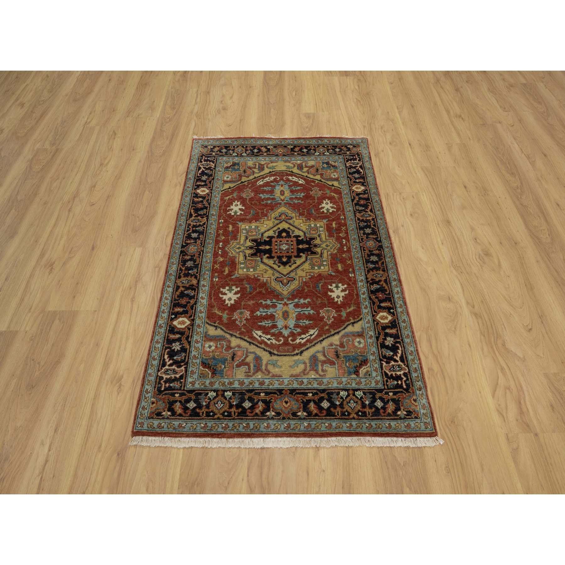 Heriz-Hand-Knotted-Rug-456185