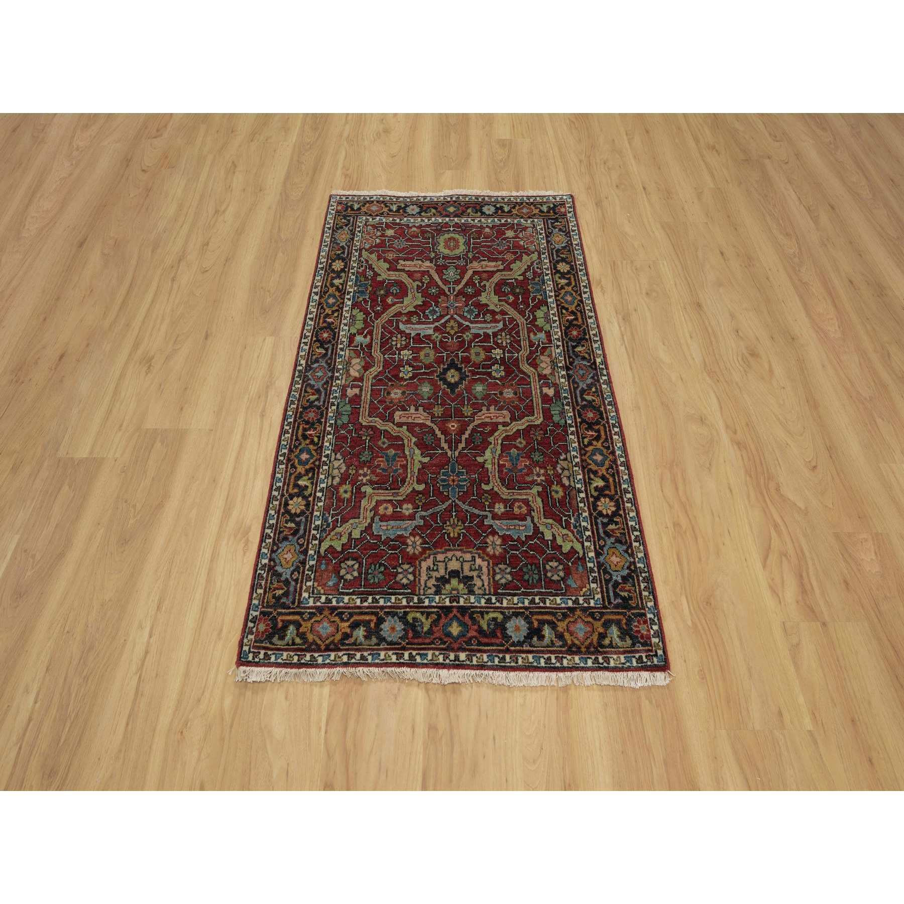 Heriz-Hand-Knotted-Rug-456190