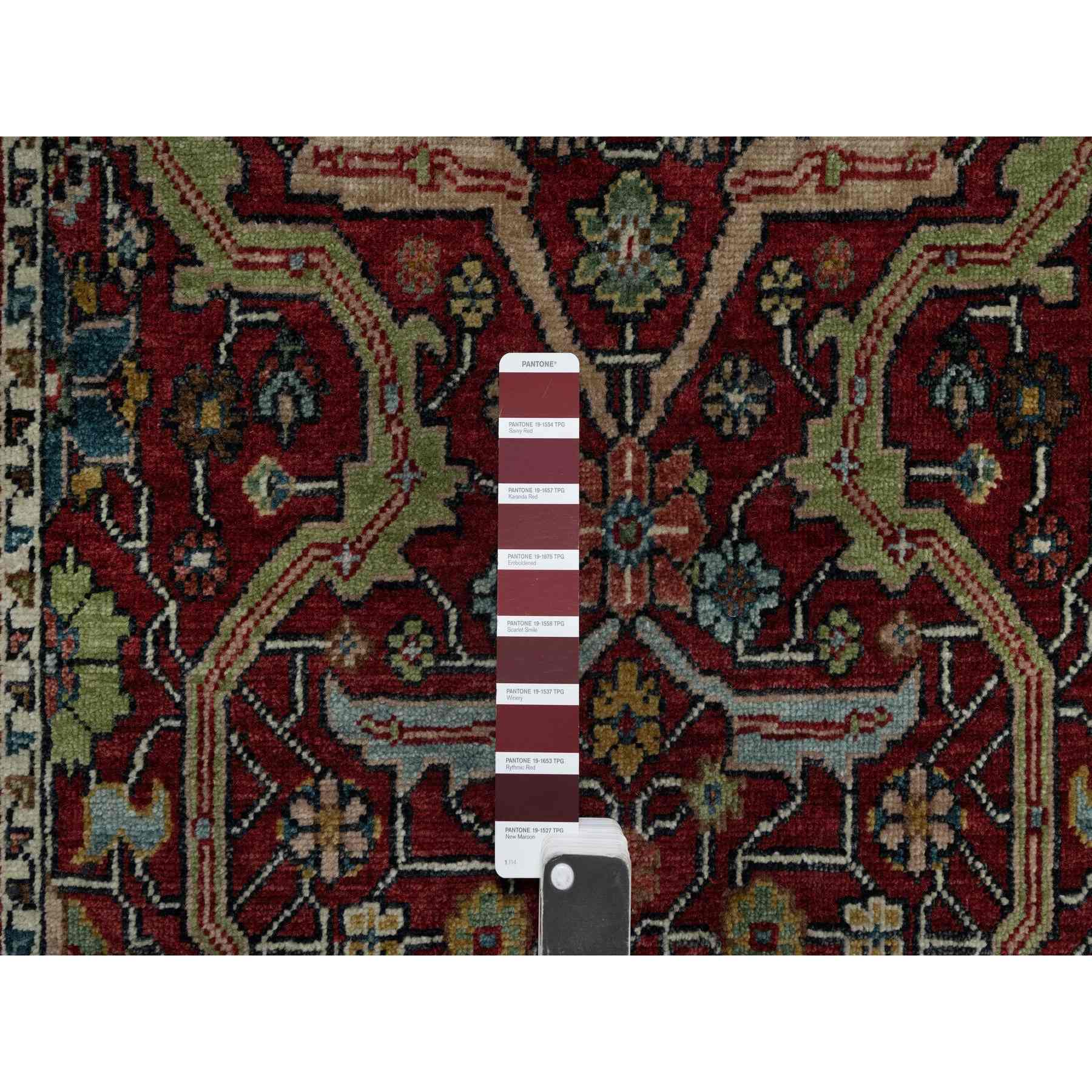 Heriz-Hand-Knotted-Rug-456190