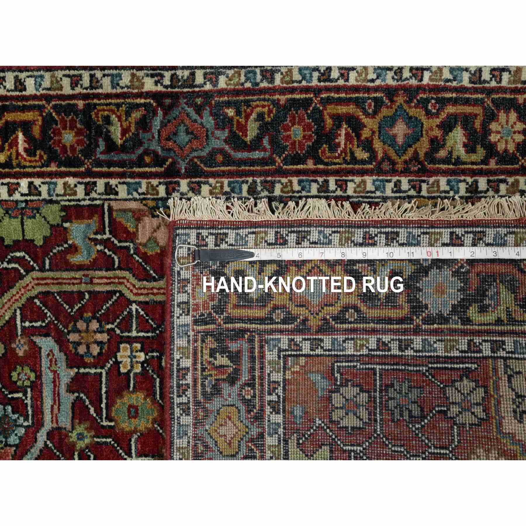 Heriz-Hand-Knotted-Rug-456190