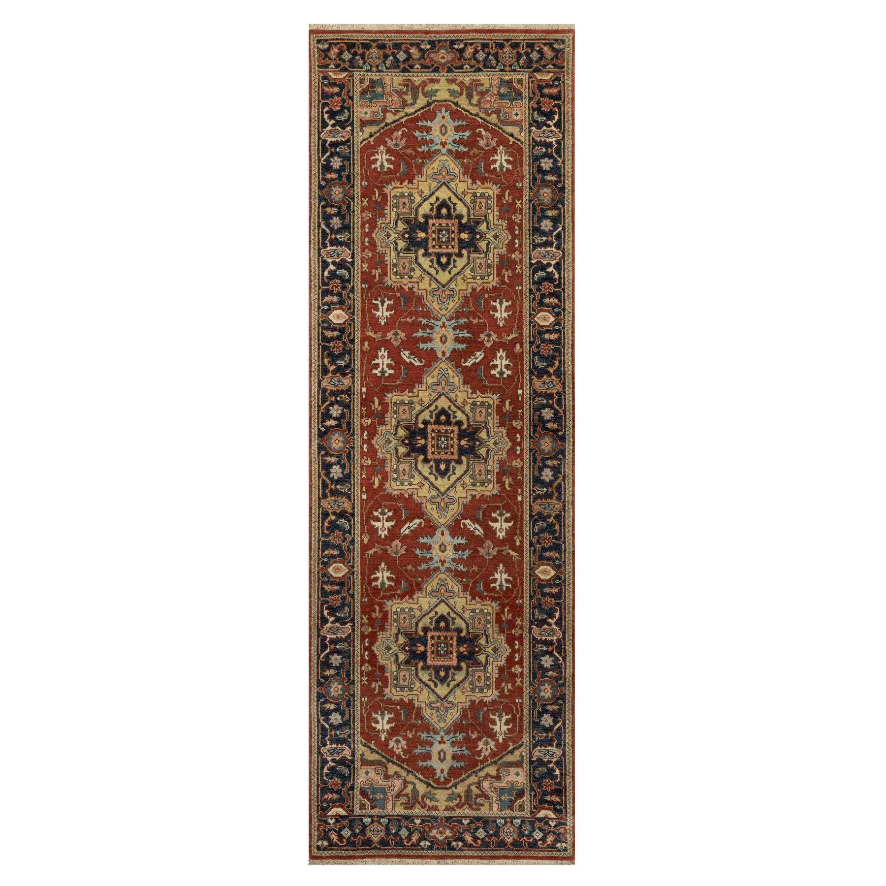 Heriz-Hand-Knotted-Rug-456200