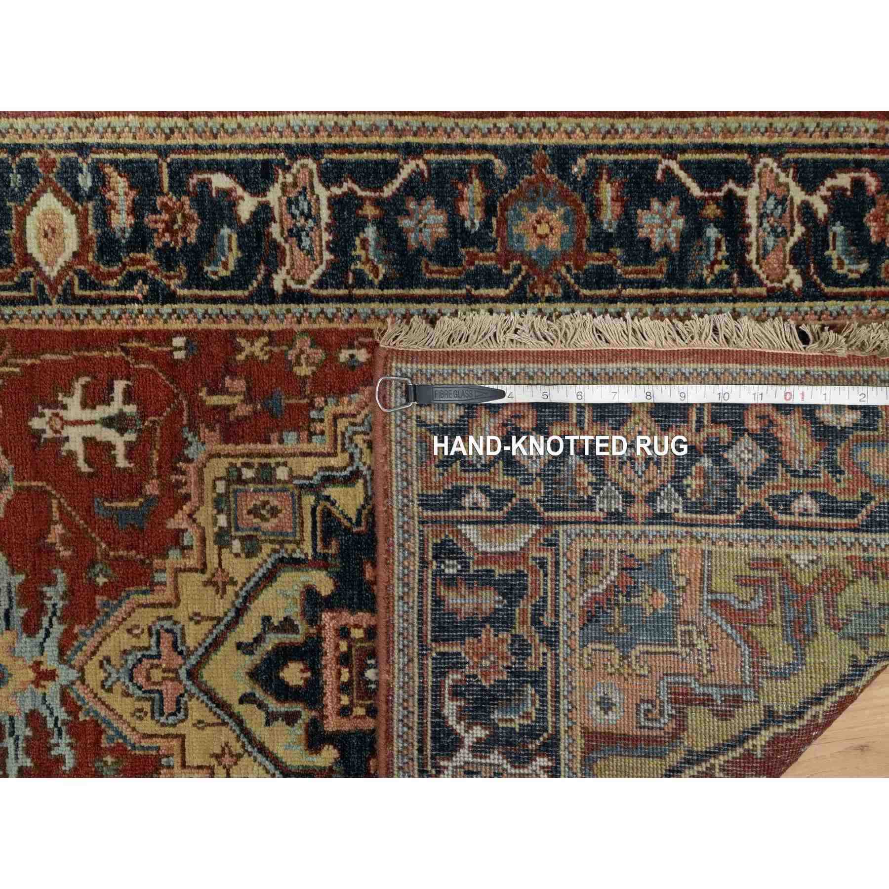 Heriz-Hand-Knotted-Rug-456200