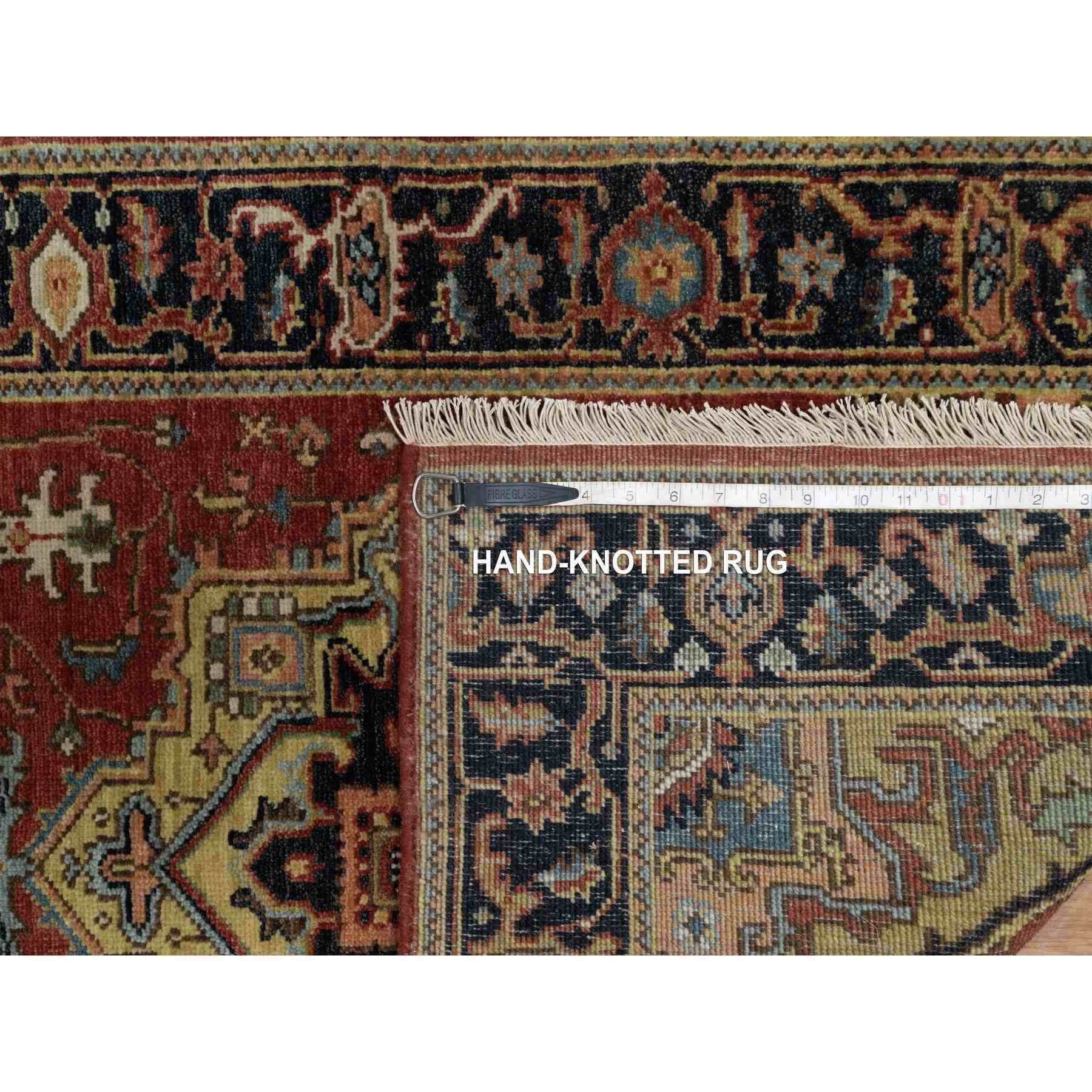 Heriz-Hand-Knotted-Rug-456215