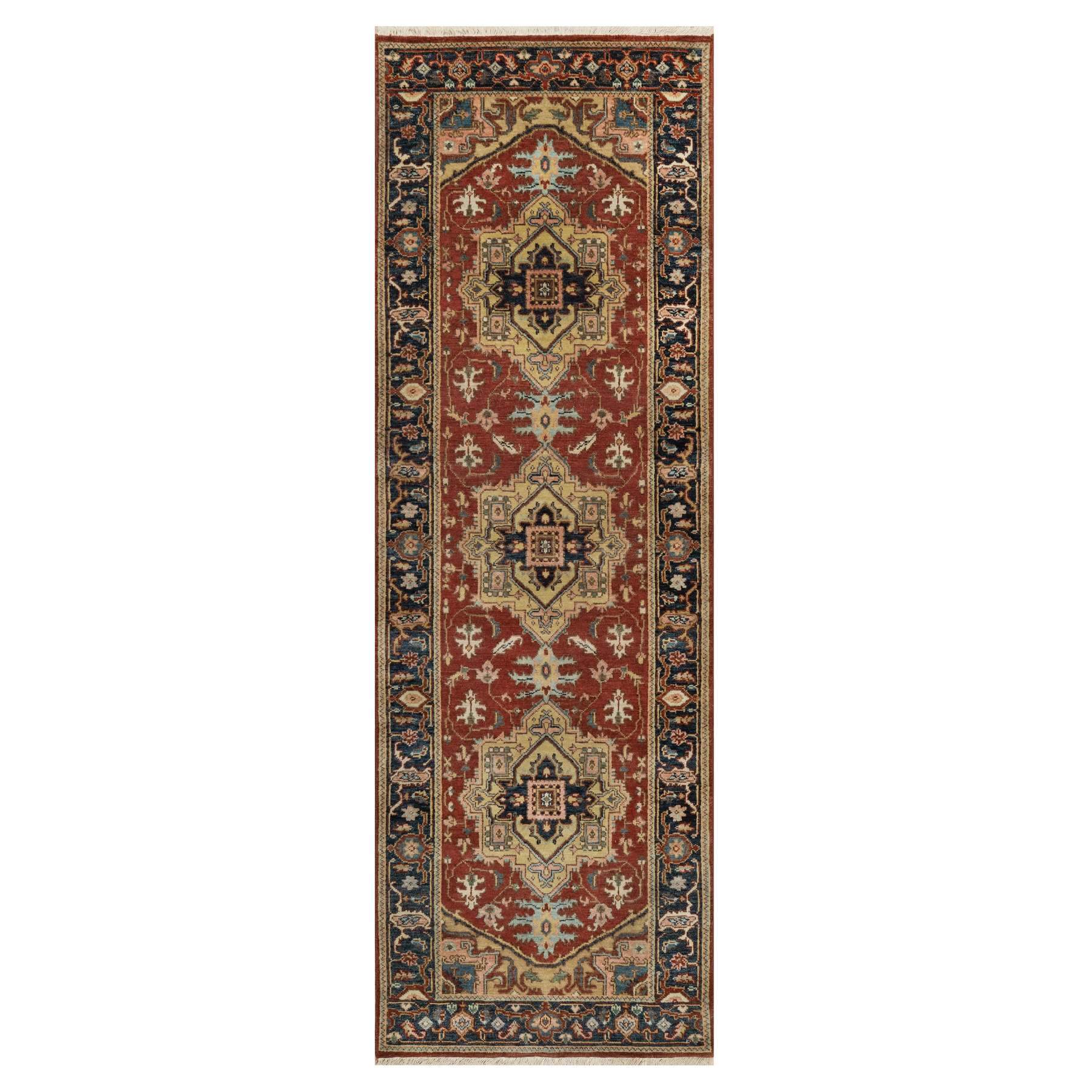 Heriz-Hand-Knotted-Rug-456225