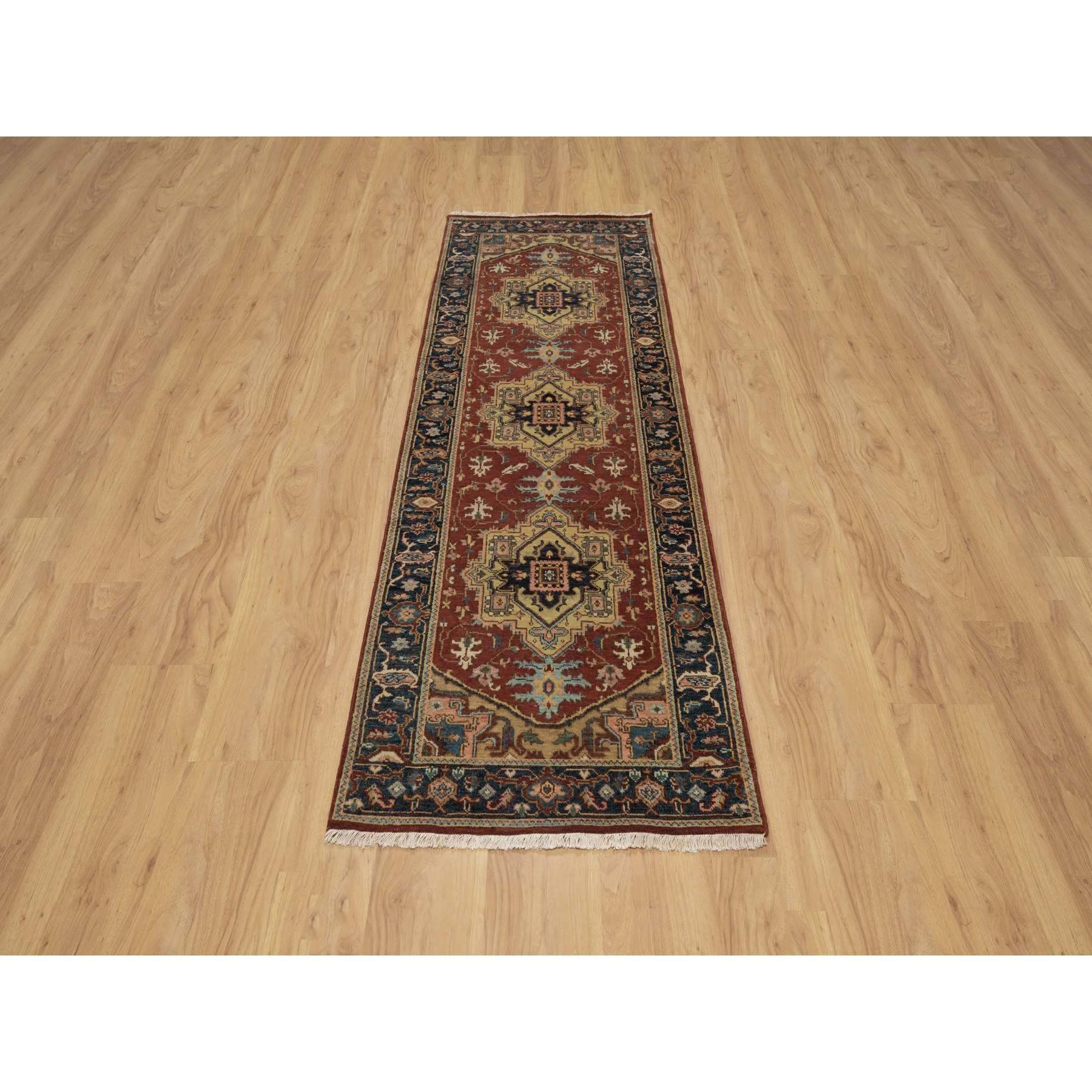 Heriz-Hand-Knotted-Rug-456225