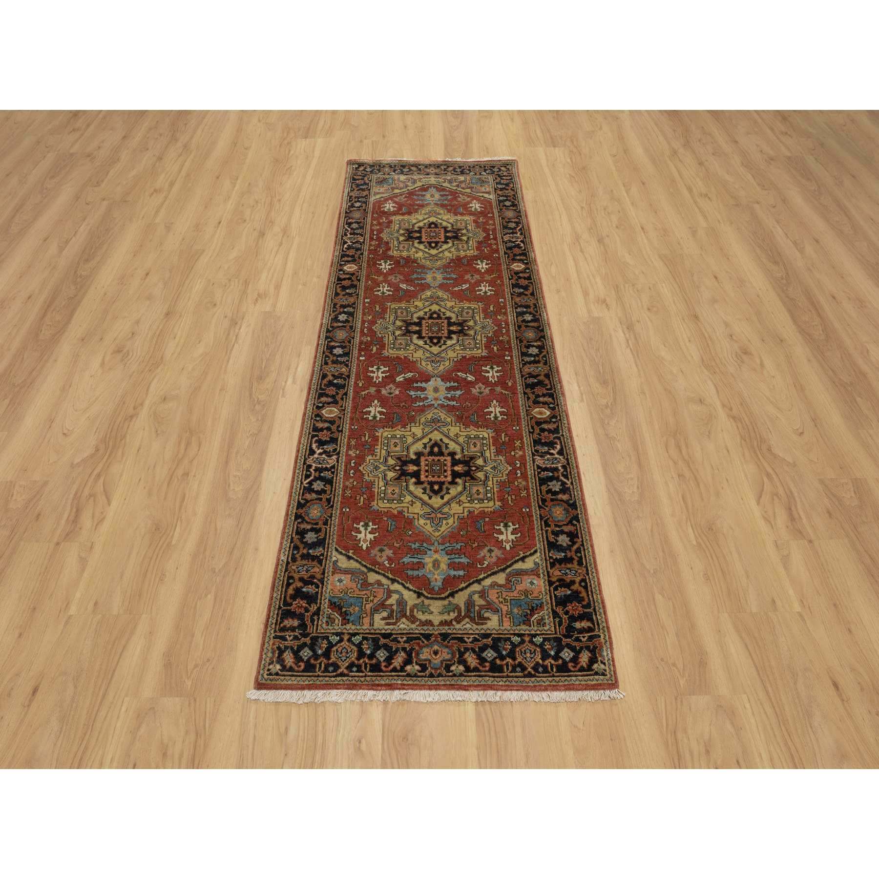 Heriz-Hand-Knotted-Rug-456230