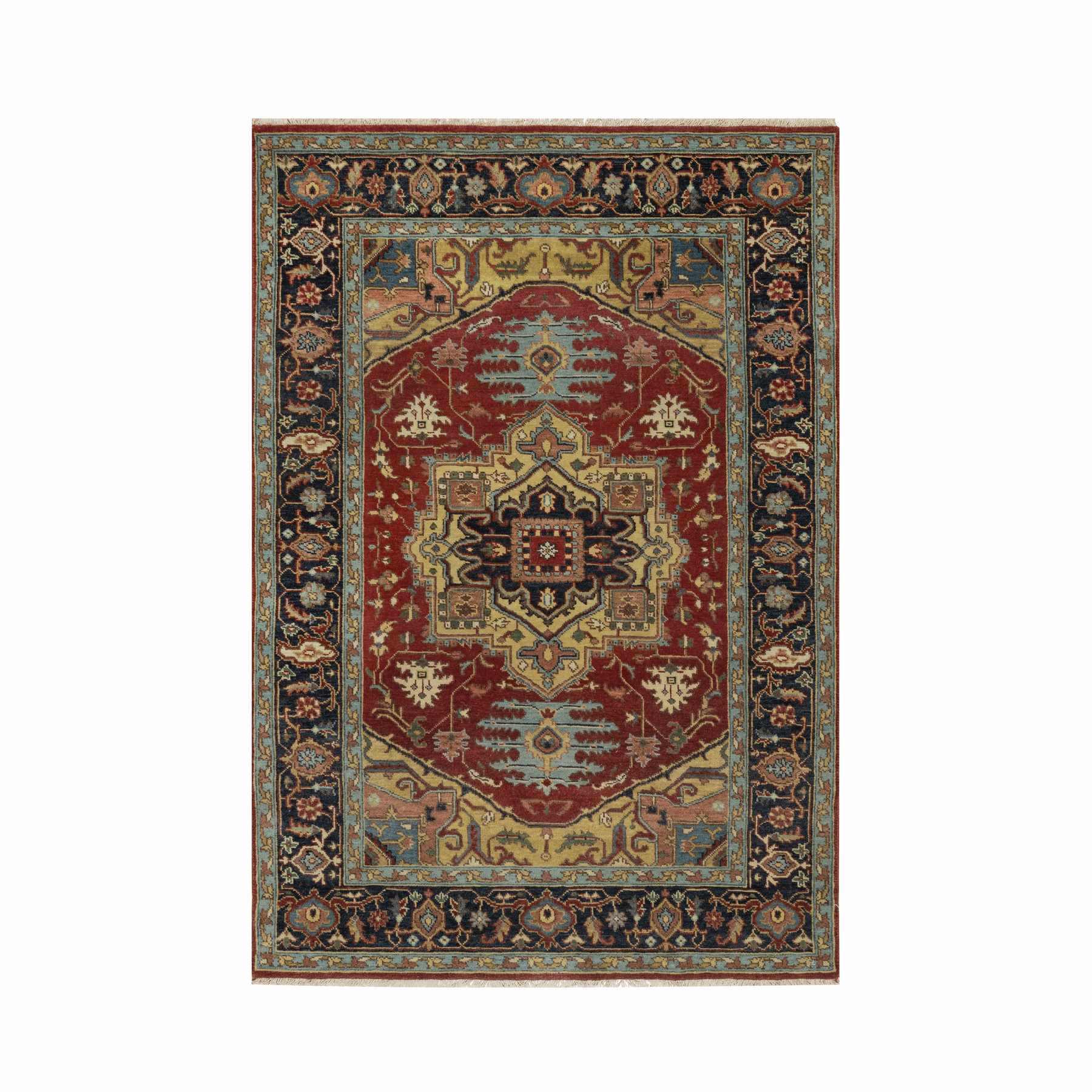 Heriz-Hand-Knotted-Rug-456245