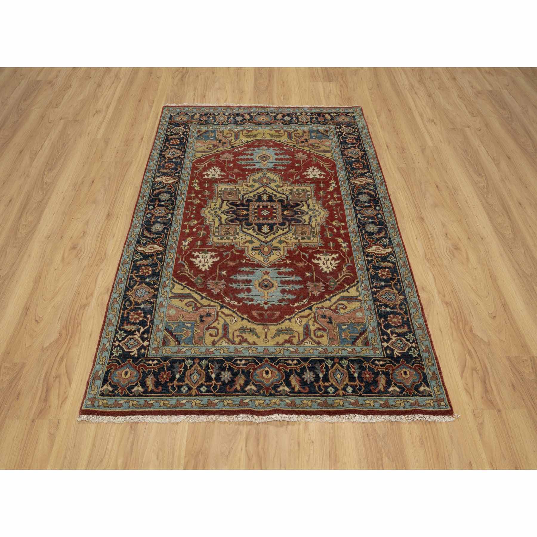 Heriz-Hand-Knotted-Rug-456245