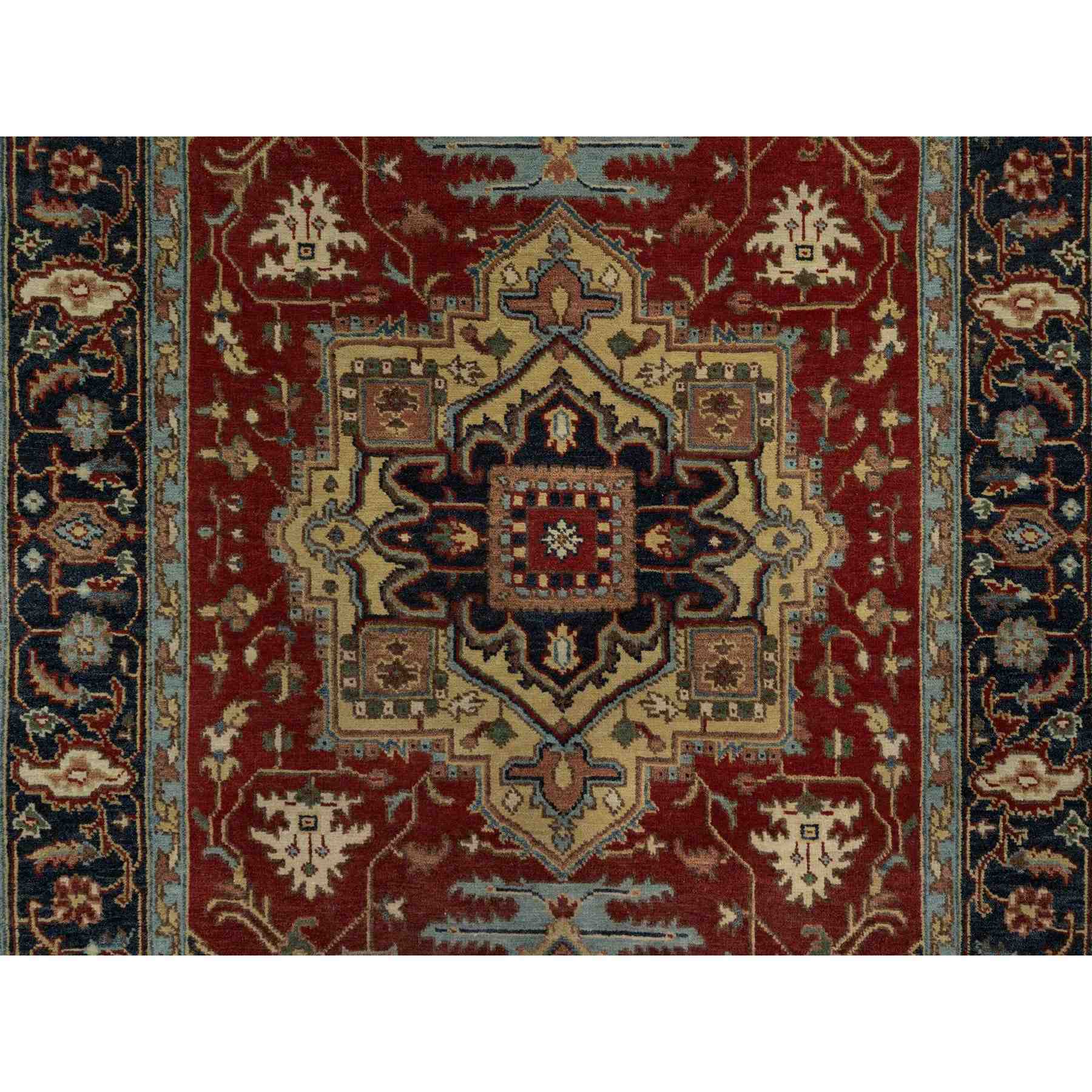 Heriz-Hand-Knotted-Rug-456245