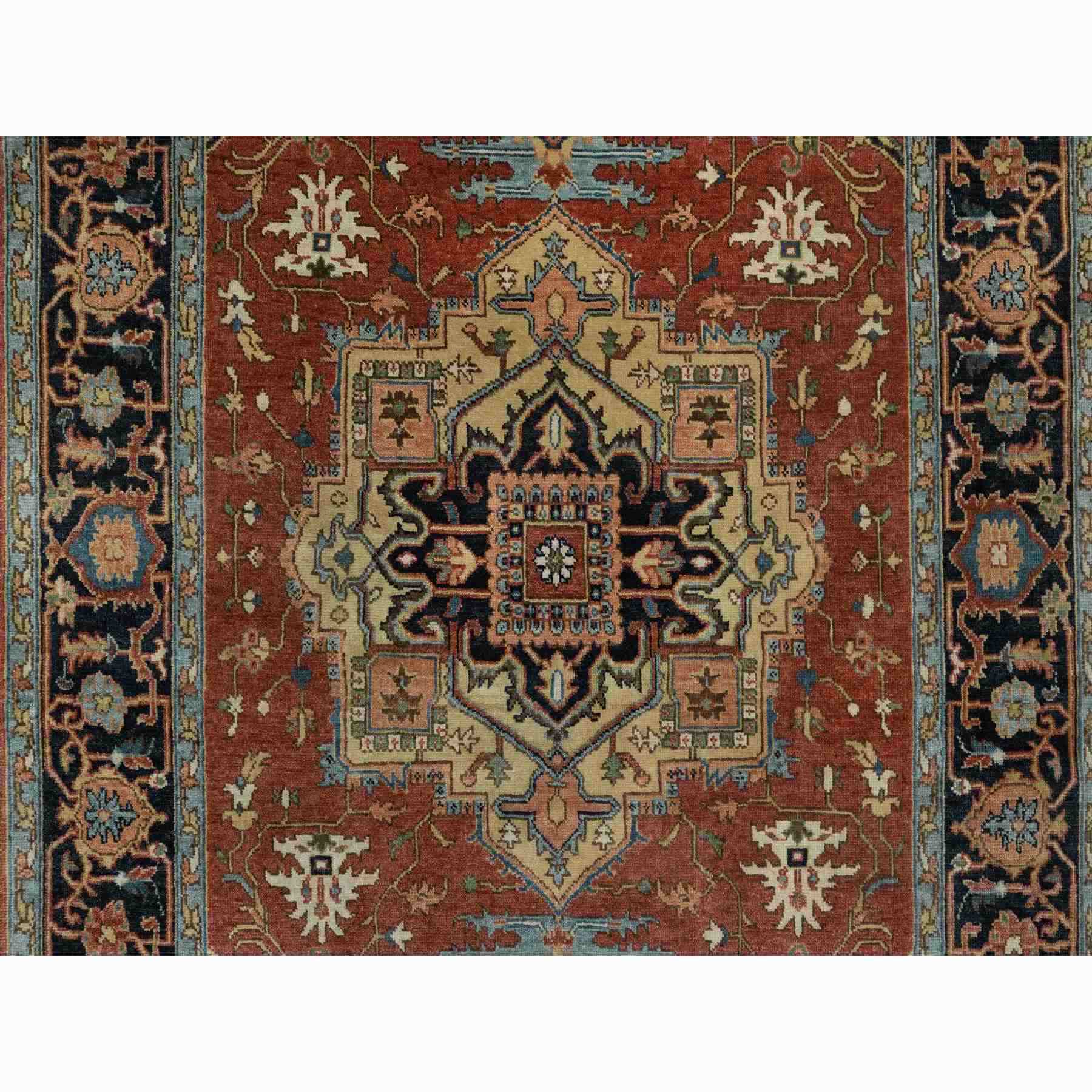 Heriz-Hand-Knotted-Rug-456250