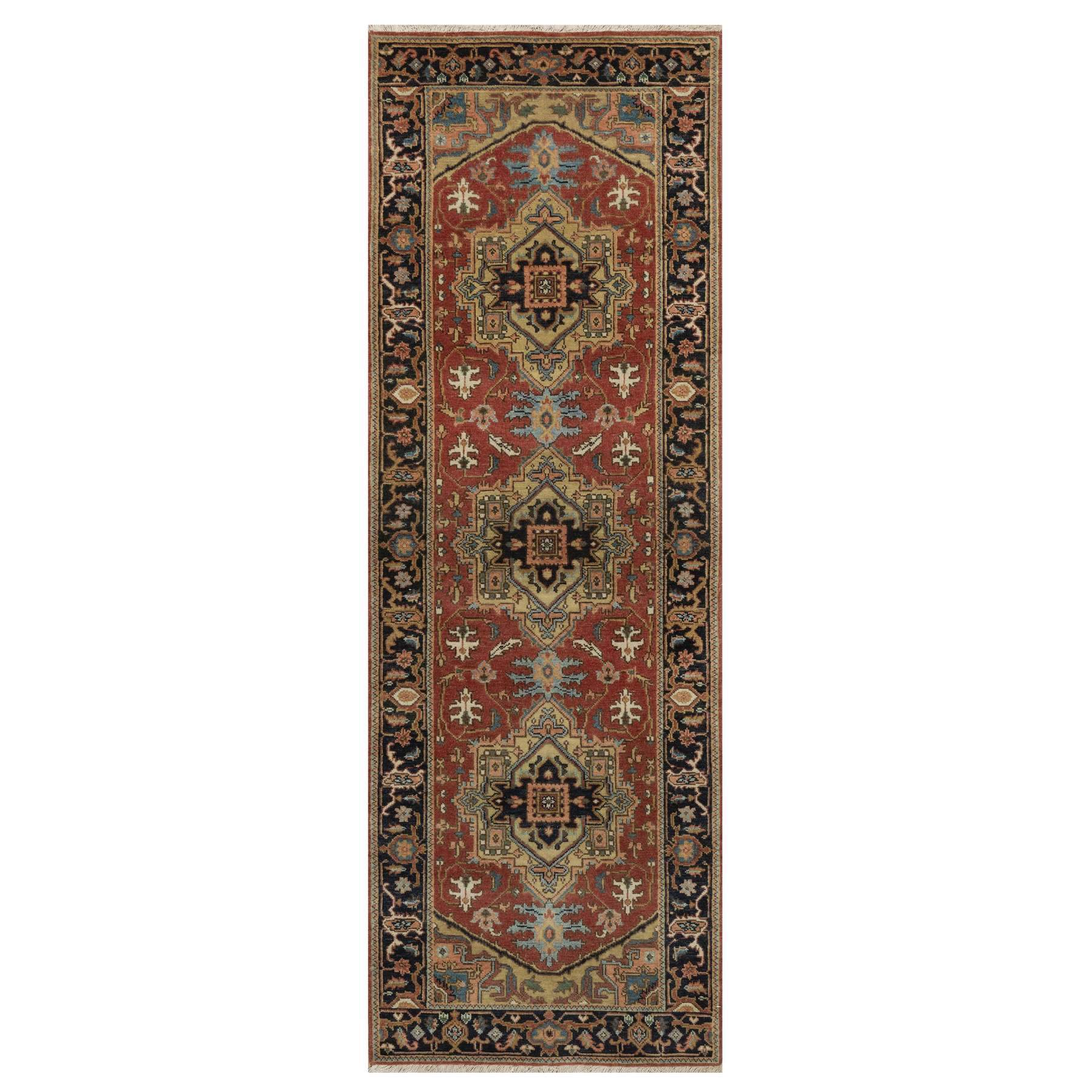 Heriz-Hand-Knotted-Rug-456255