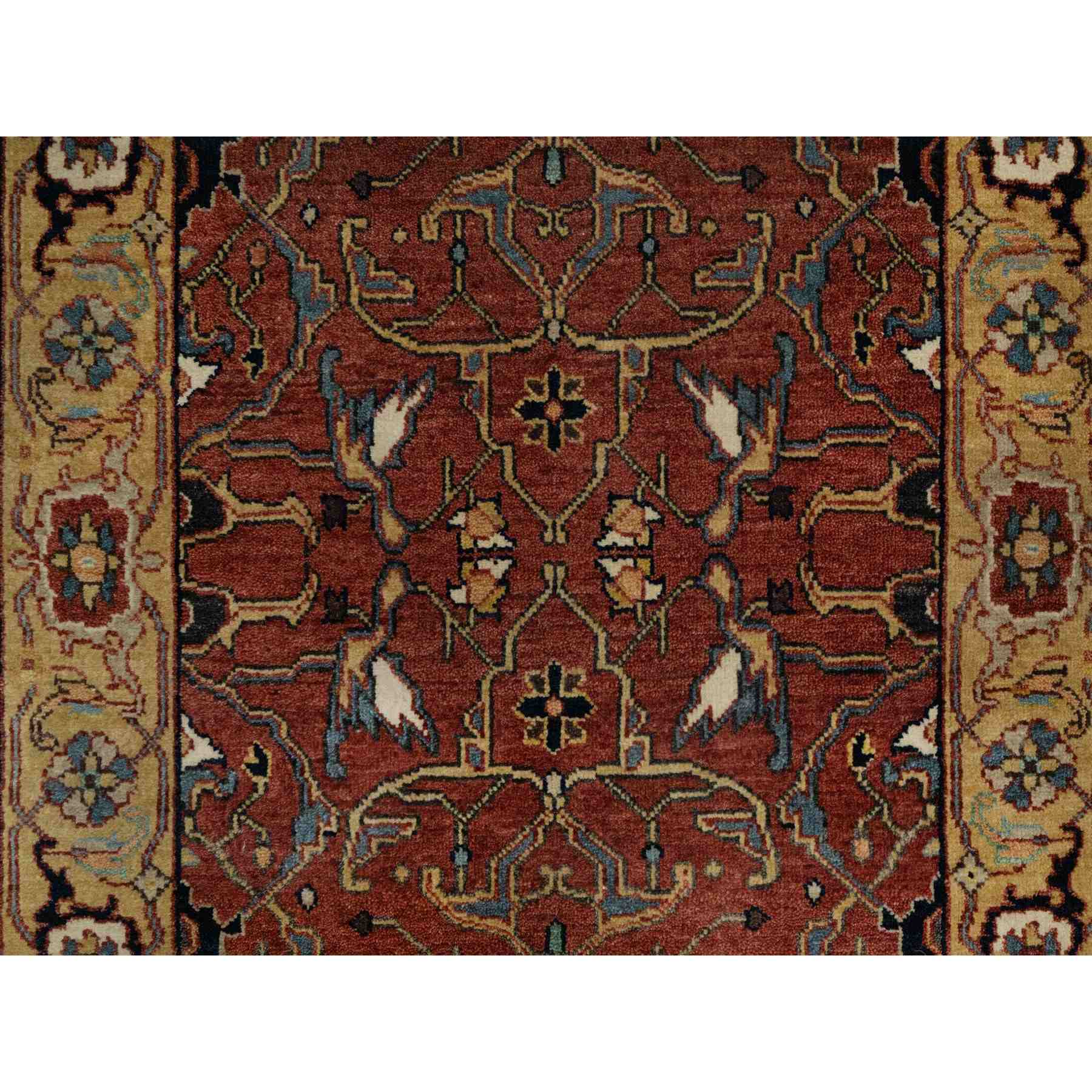 Heriz-Hand-Knotted-Rug-456870