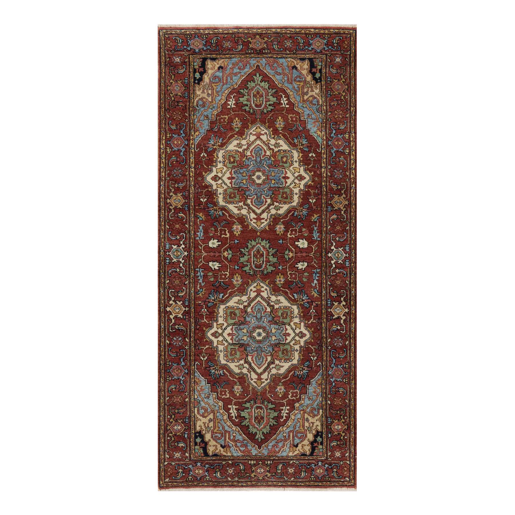 Heriz-Hand-Knotted-Rug-456875