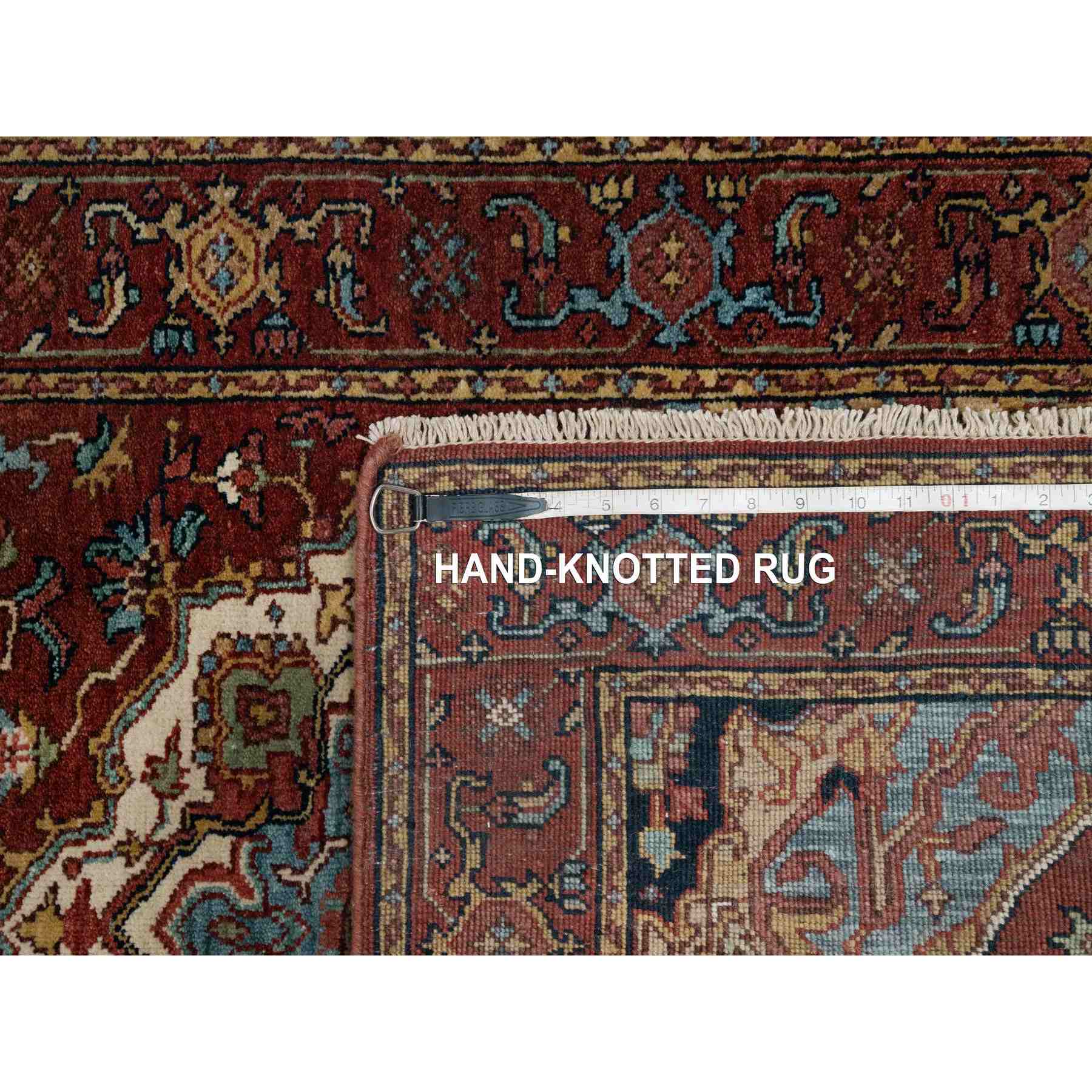 Heriz-Hand-Knotted-Rug-456875