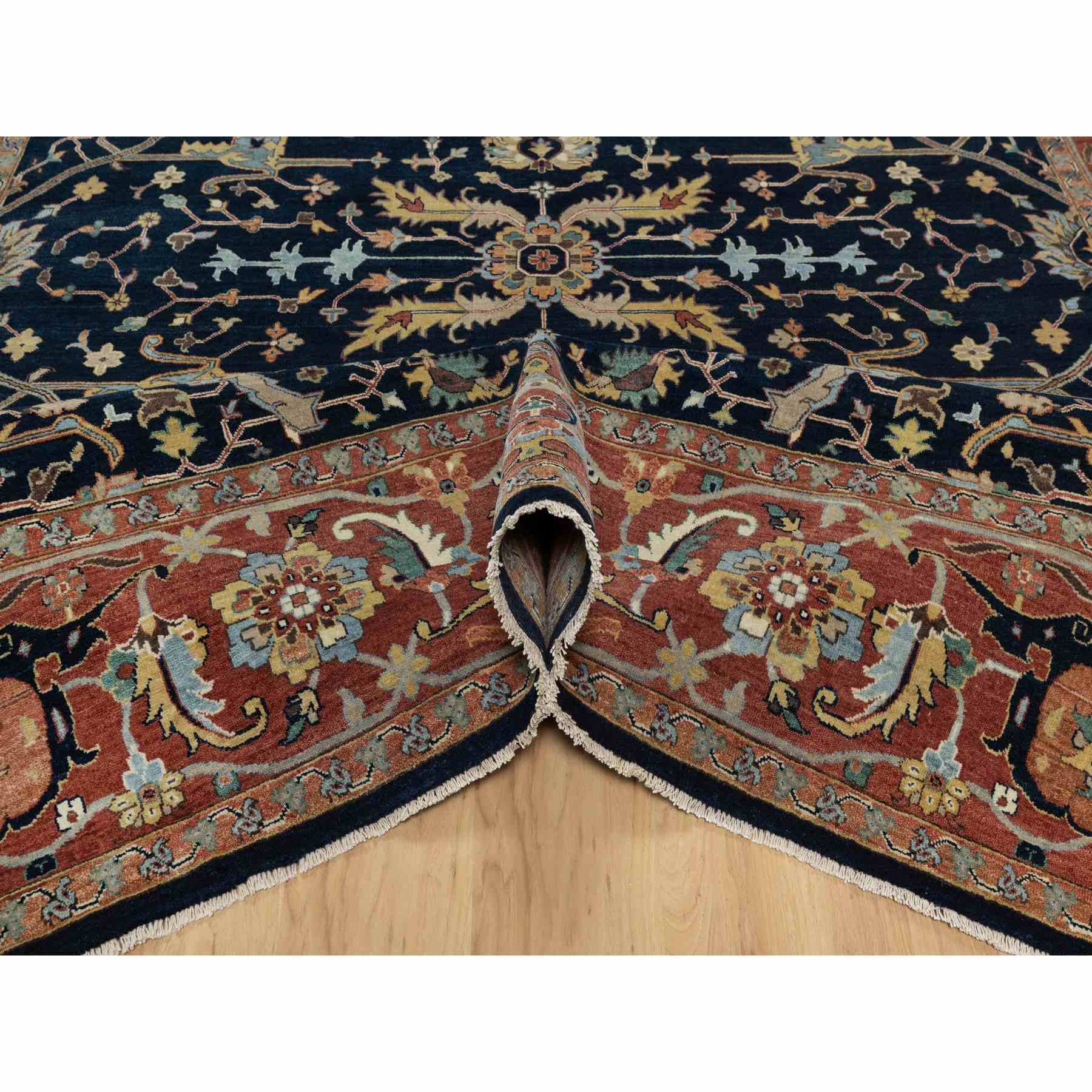 Heriz-Hand-Knotted-Rug-456925