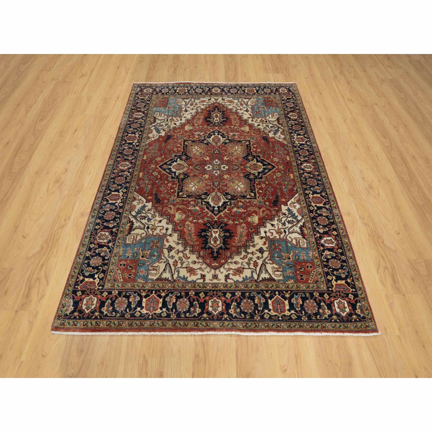 Heriz-Hand-Knotted-Rug-456965