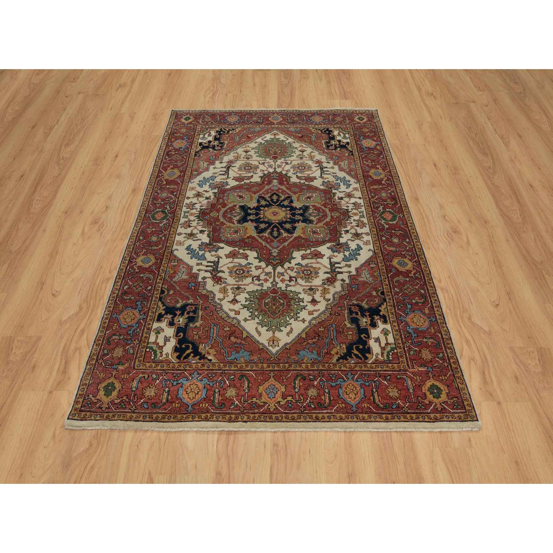 Heriz-Hand-Knotted-Rug-456975