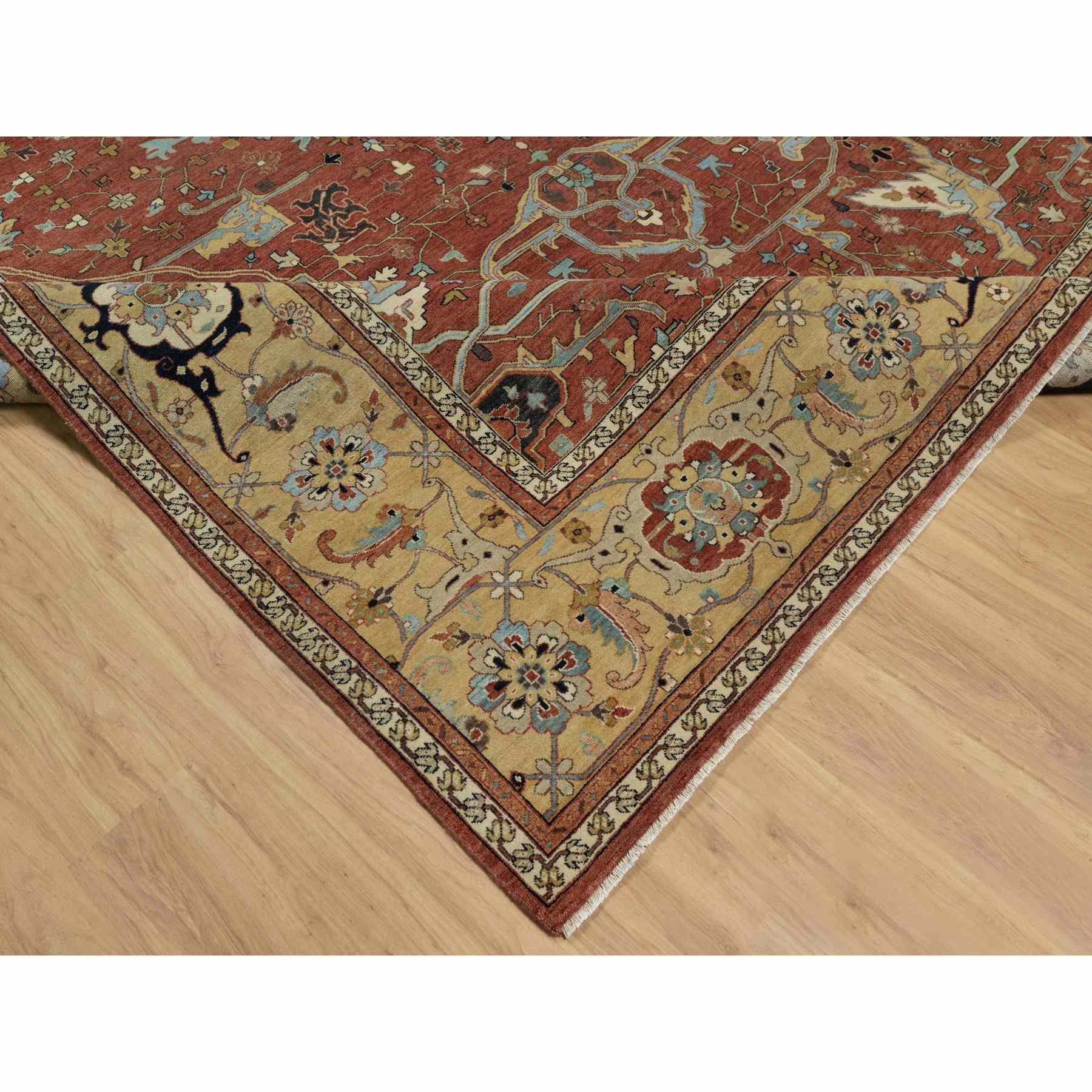 Heriz-Hand-Knotted-Rug-457005