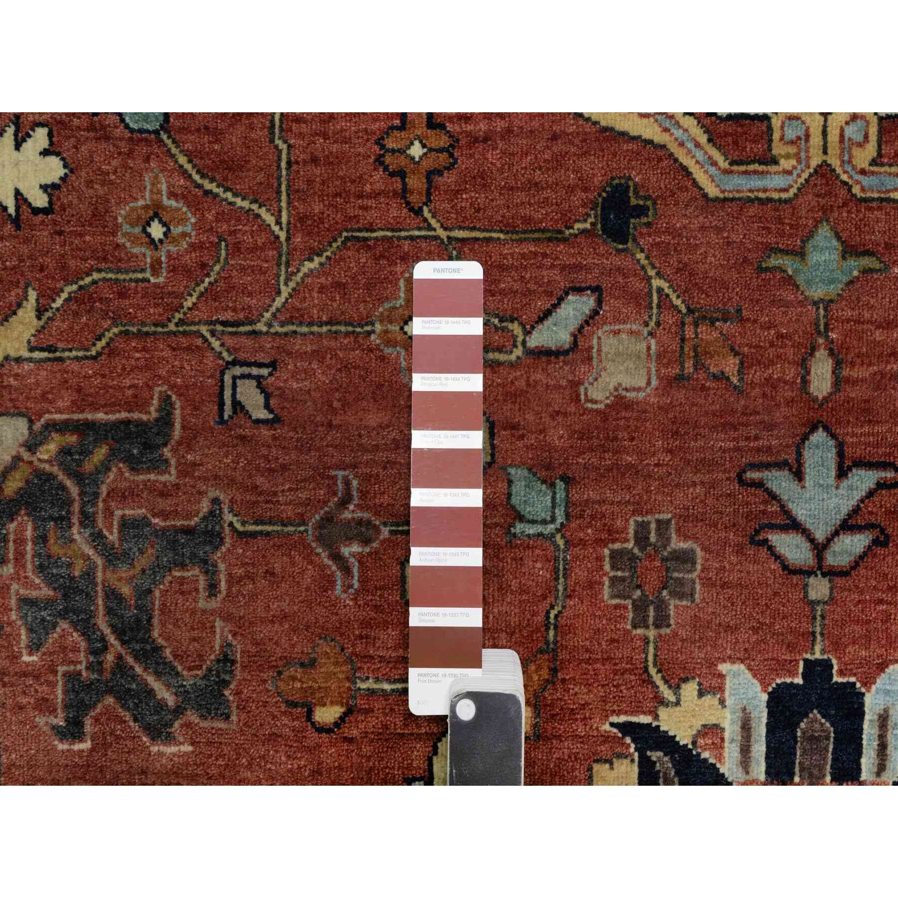 Heriz-Hand-Knotted-Rug-457005