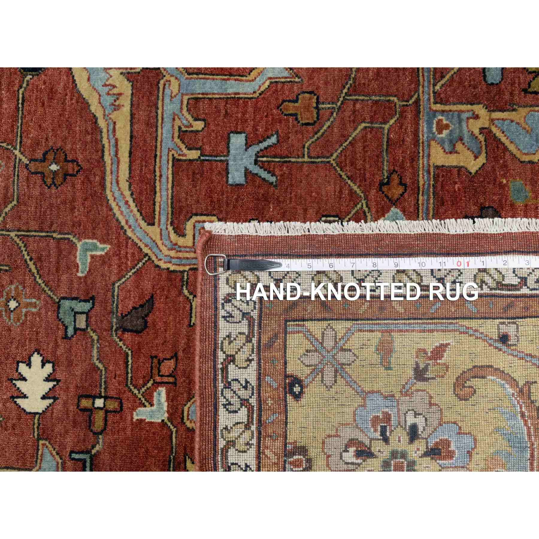Heriz-Hand-Knotted-Rug-457005