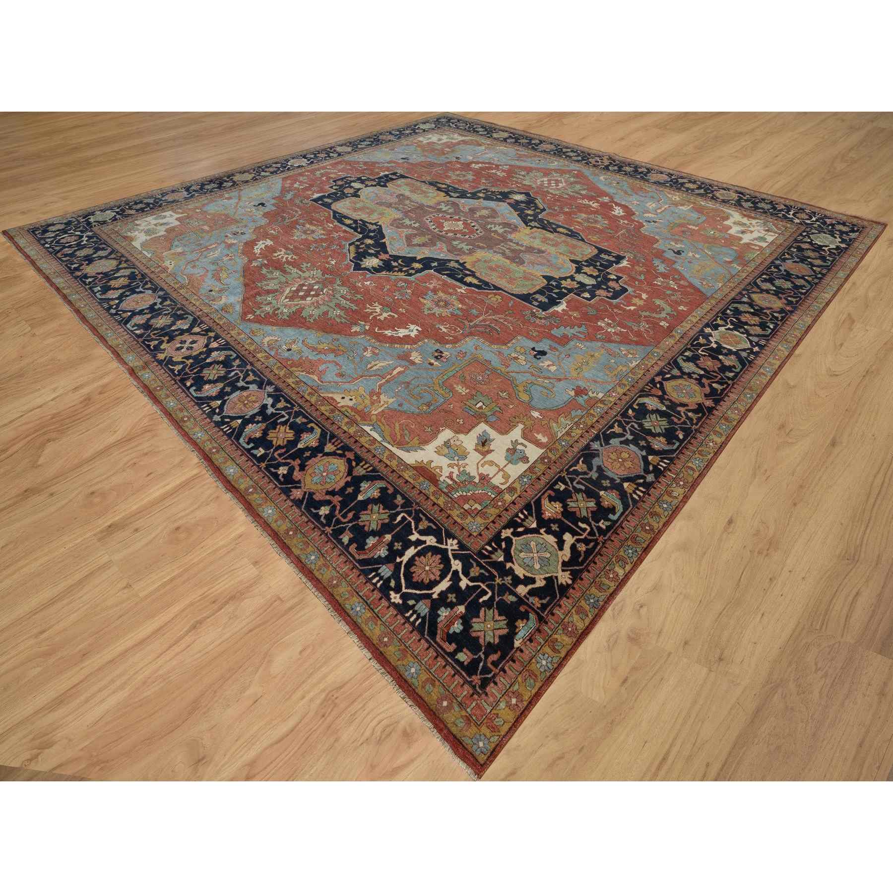 Heriz-Hand-Knotted-Rug-457020