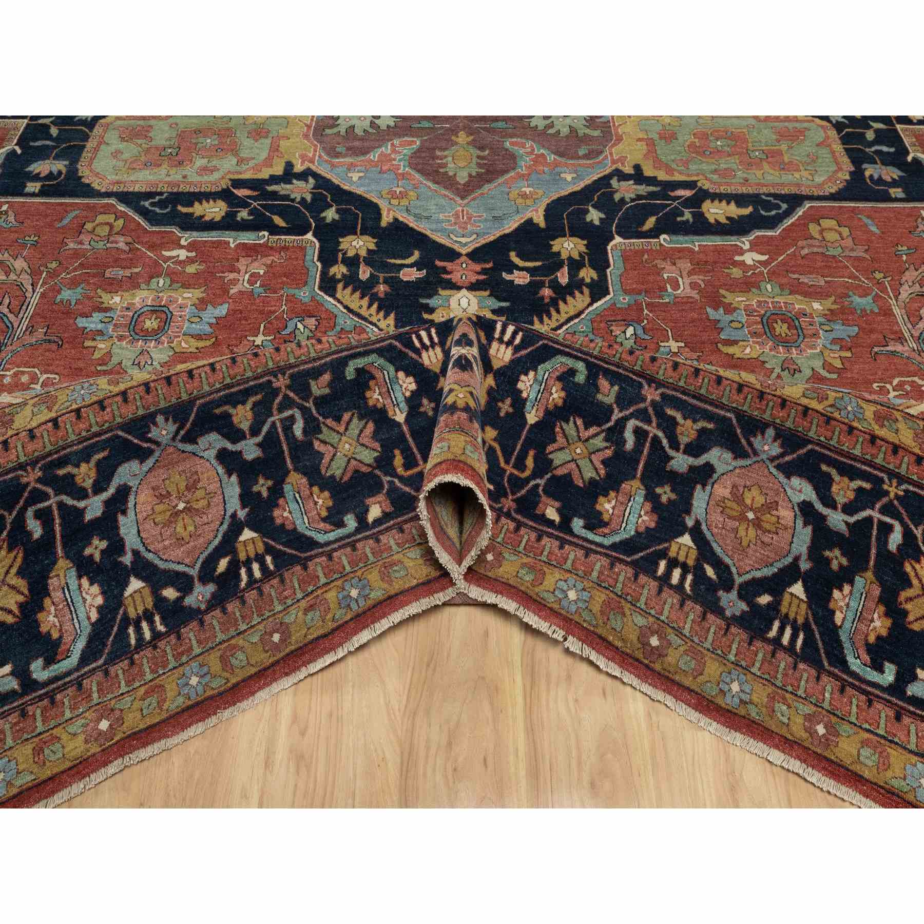 Heriz-Hand-Knotted-Rug-457020