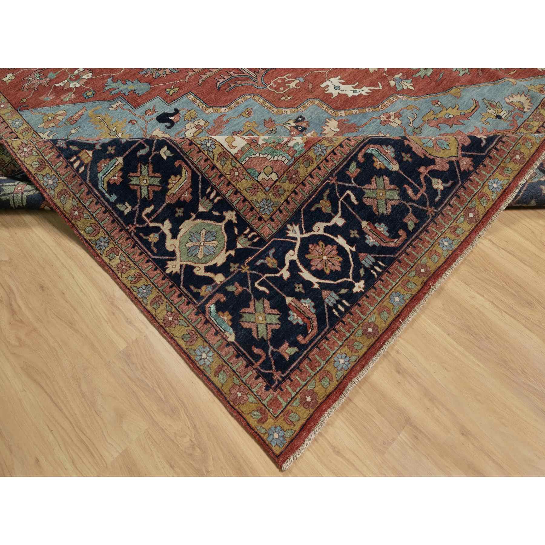 Heriz-Hand-Knotted-Rug-457020