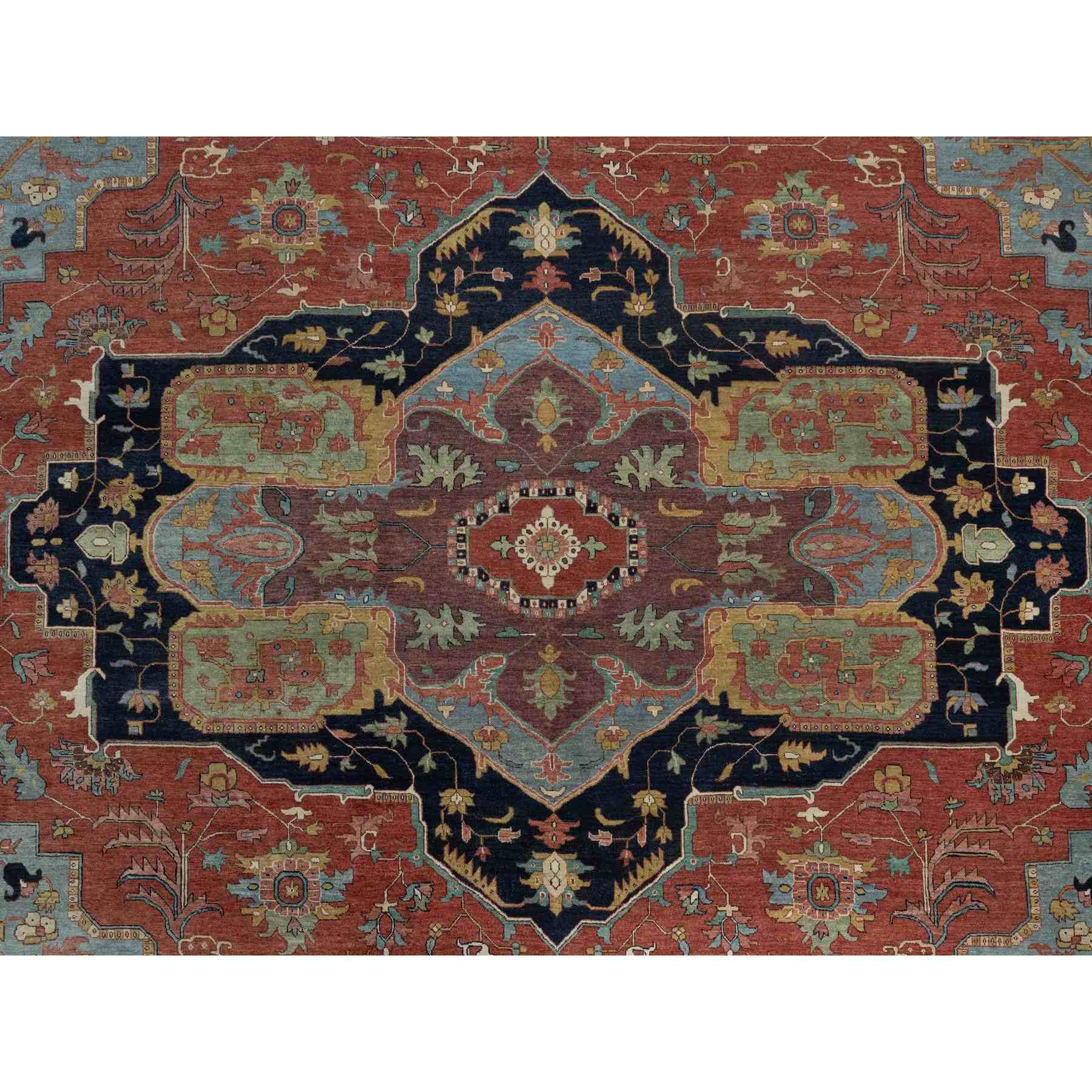 Heriz-Hand-Knotted-Rug-457020