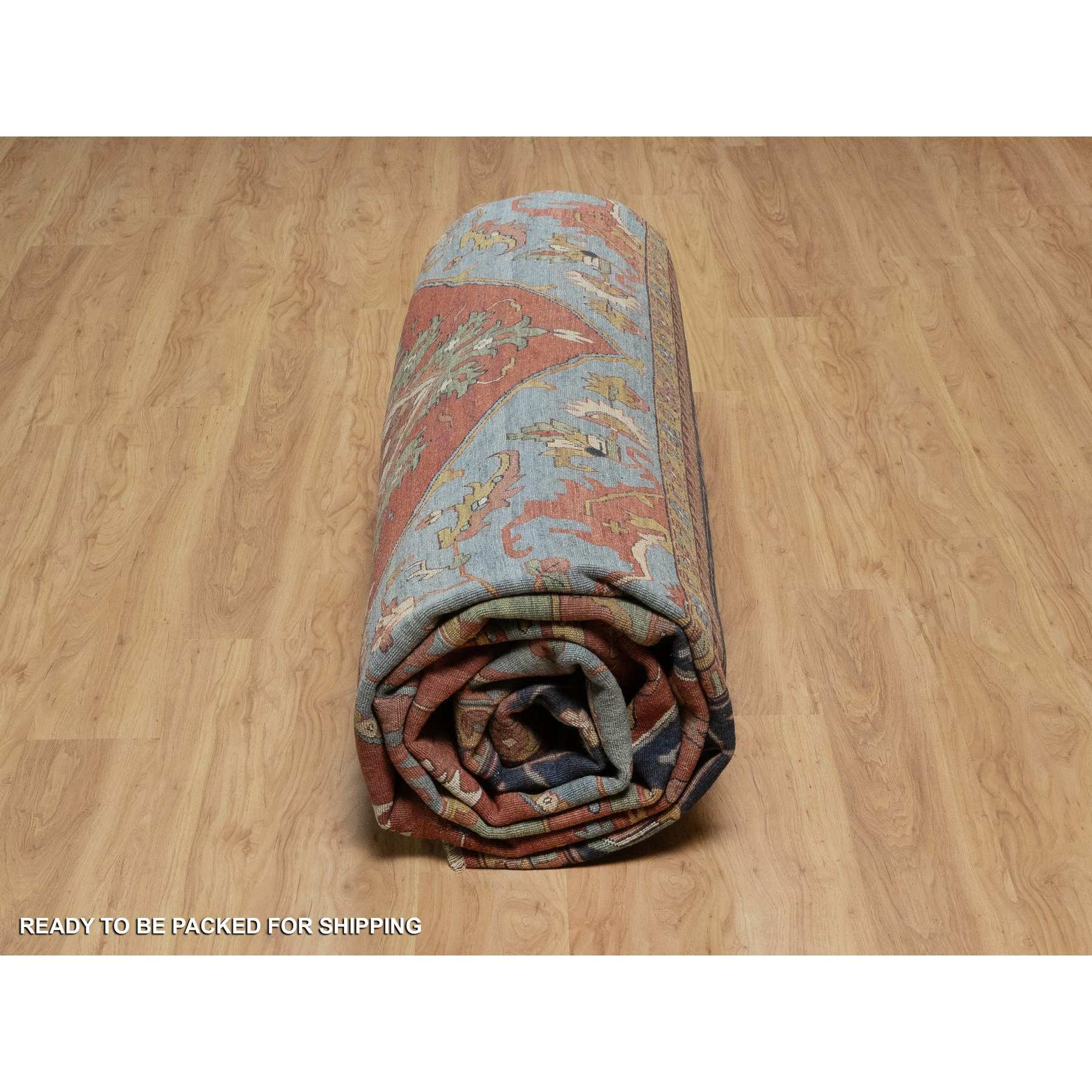 Heriz-Hand-Knotted-Rug-457020