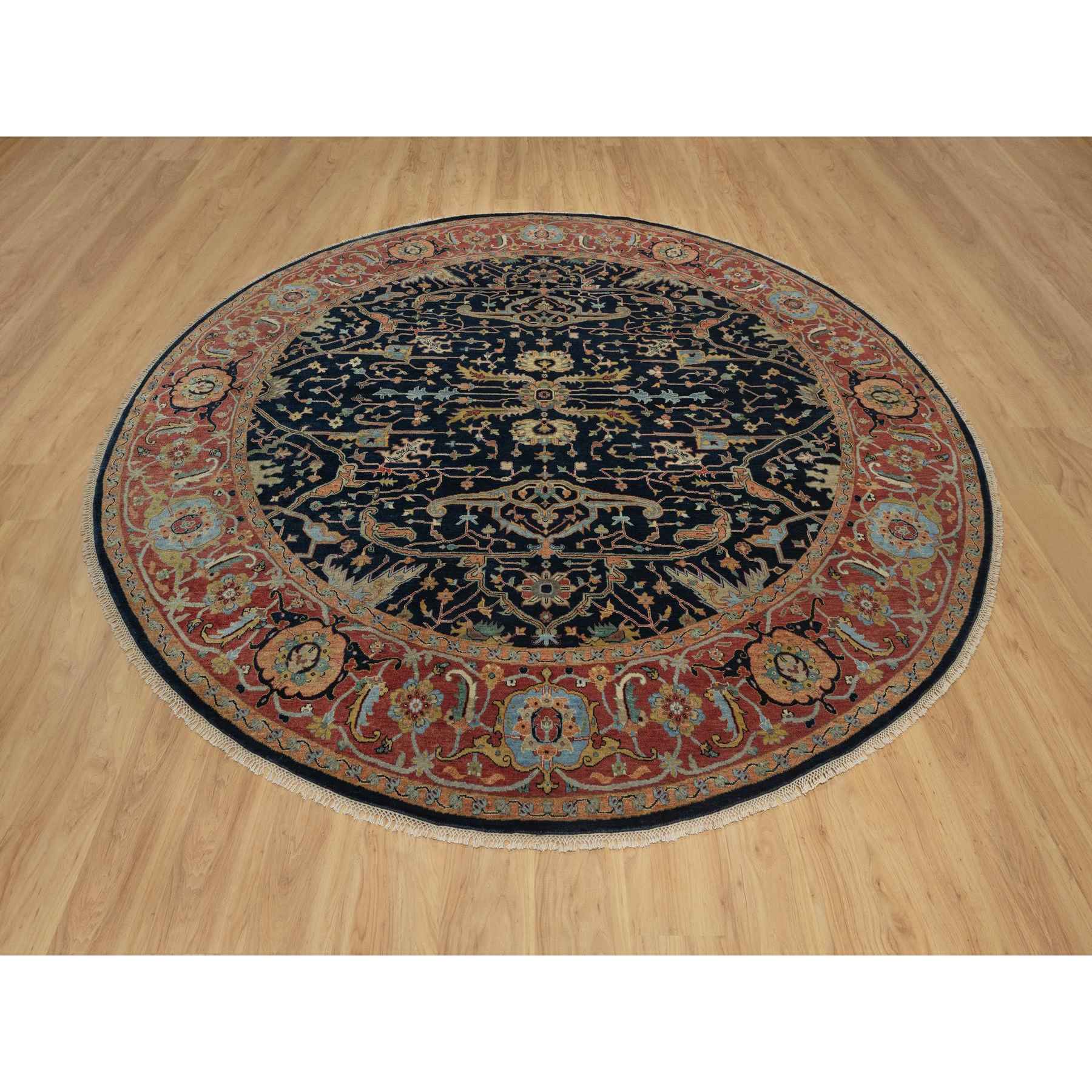 Heriz-Hand-Knotted-Rug-457030