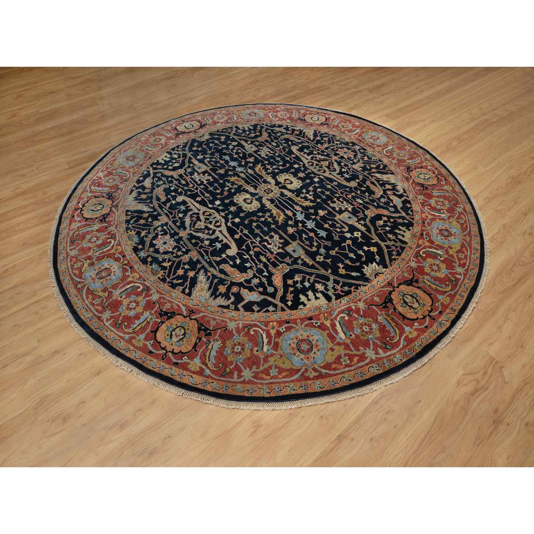 Heriz-Hand-Knotted-Rug-457030