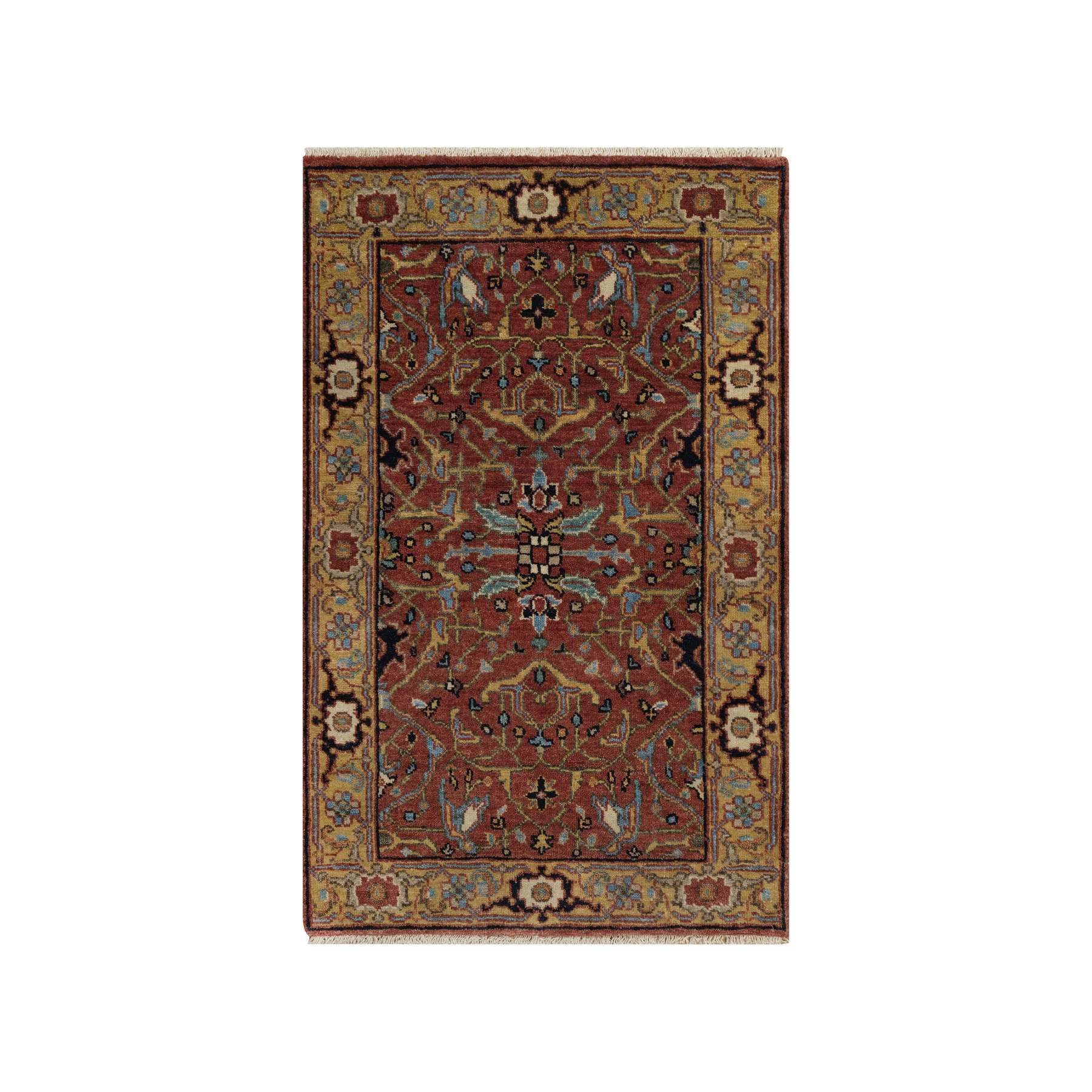 Heriz-Hand-Knotted-Rug-457420