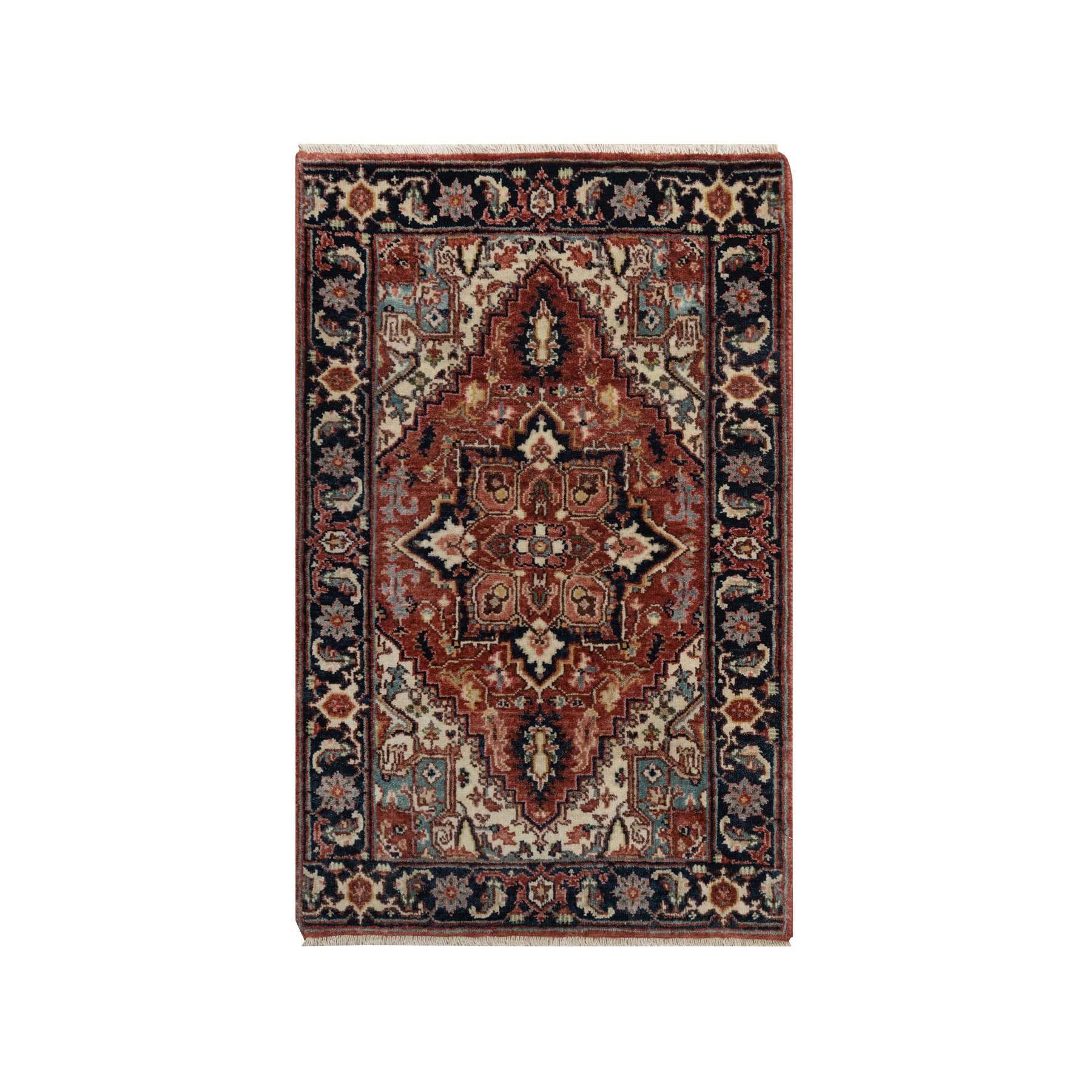 Heriz-Hand-Knotted-Rug-457440