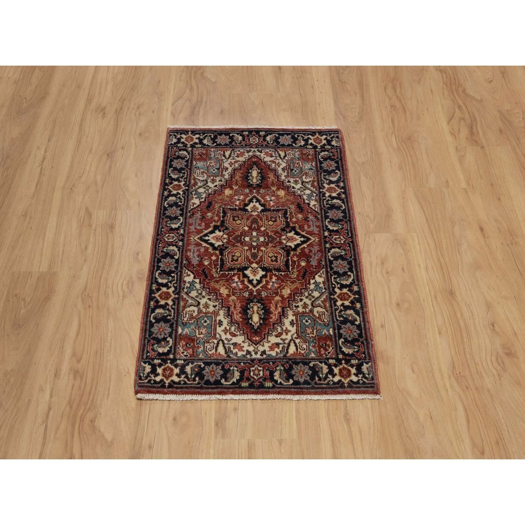 Heriz-Hand-Knotted-Rug-457440