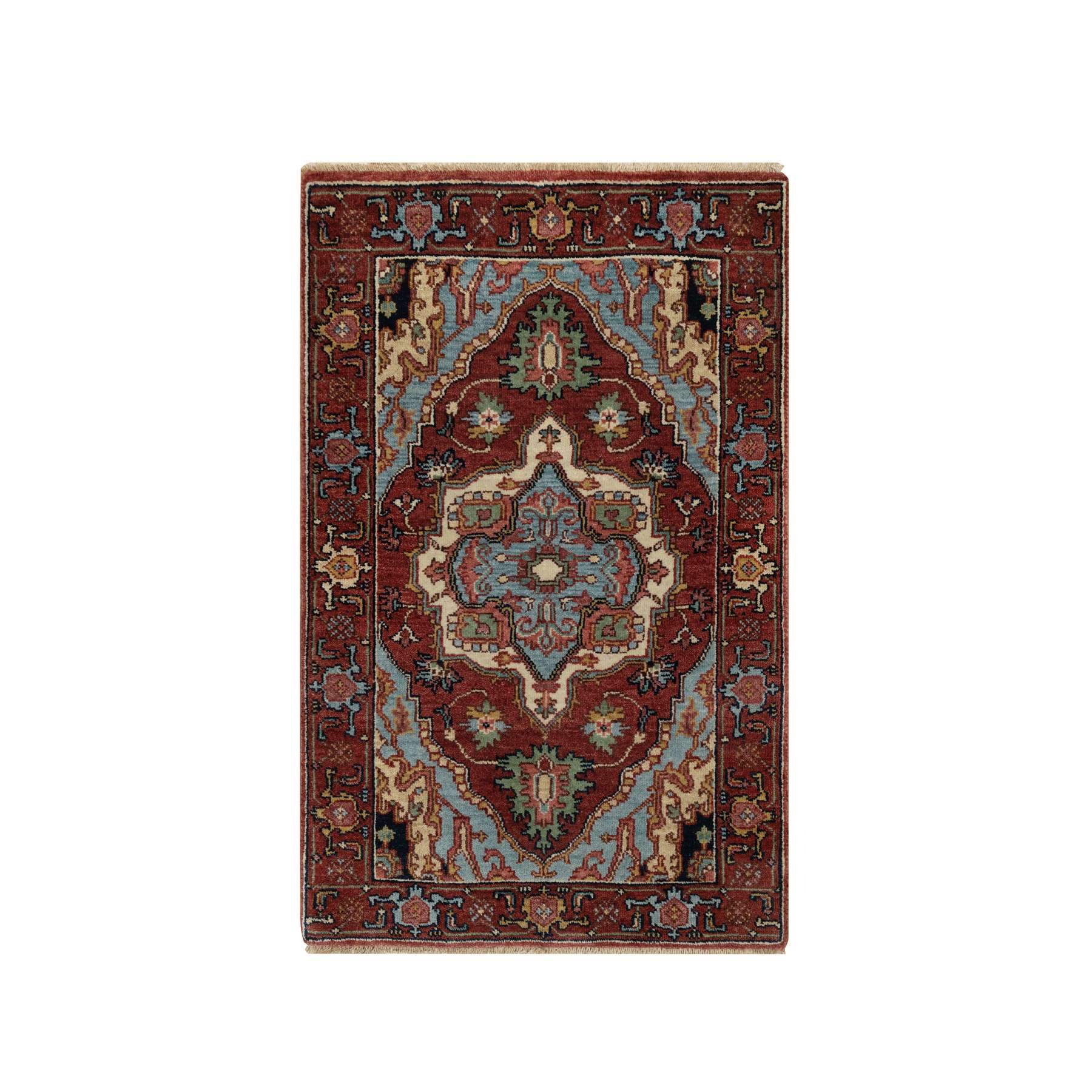 Heriz-Hand-Knotted-Rug-457460