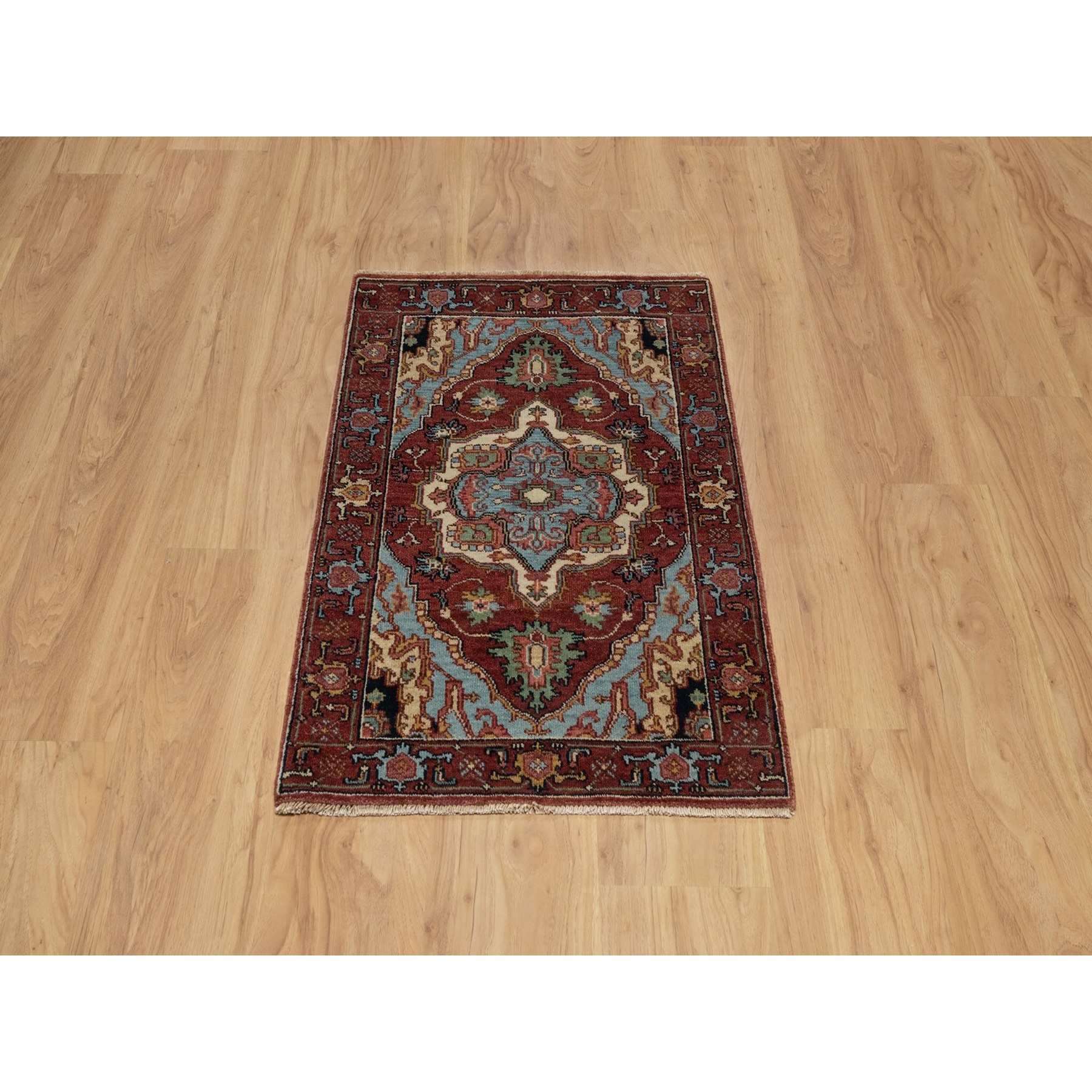 Heriz-Hand-Knotted-Rug-457460